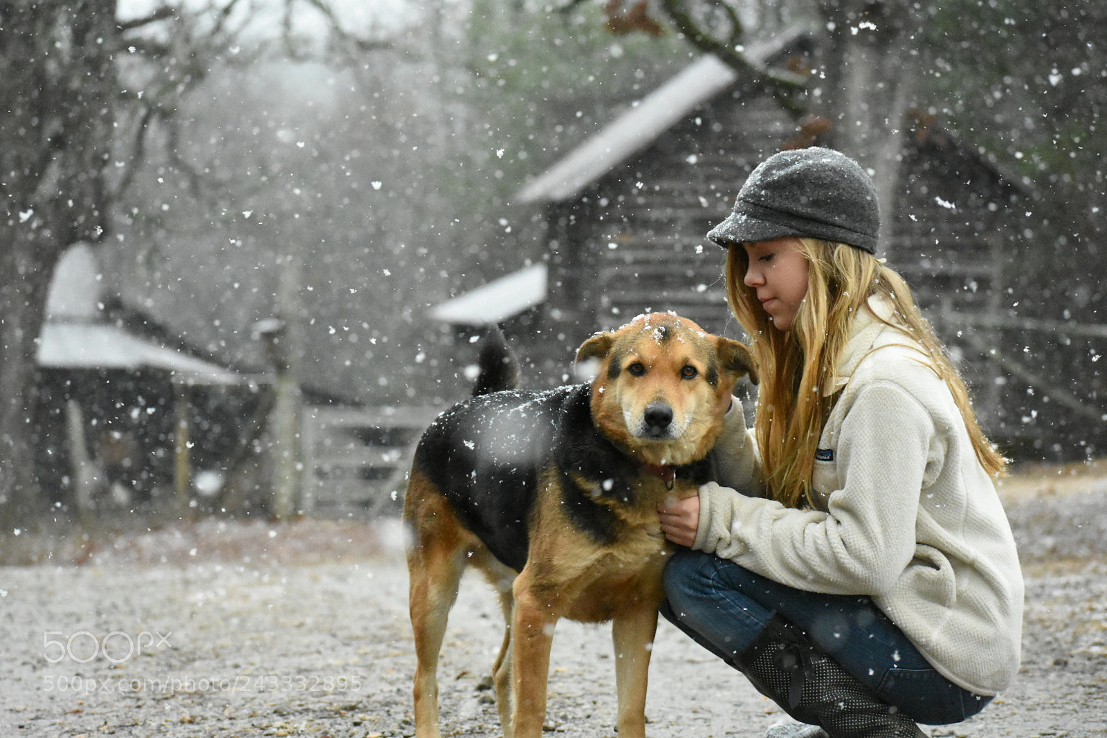 Nikon D3400 sample photo. Girl and dog photography