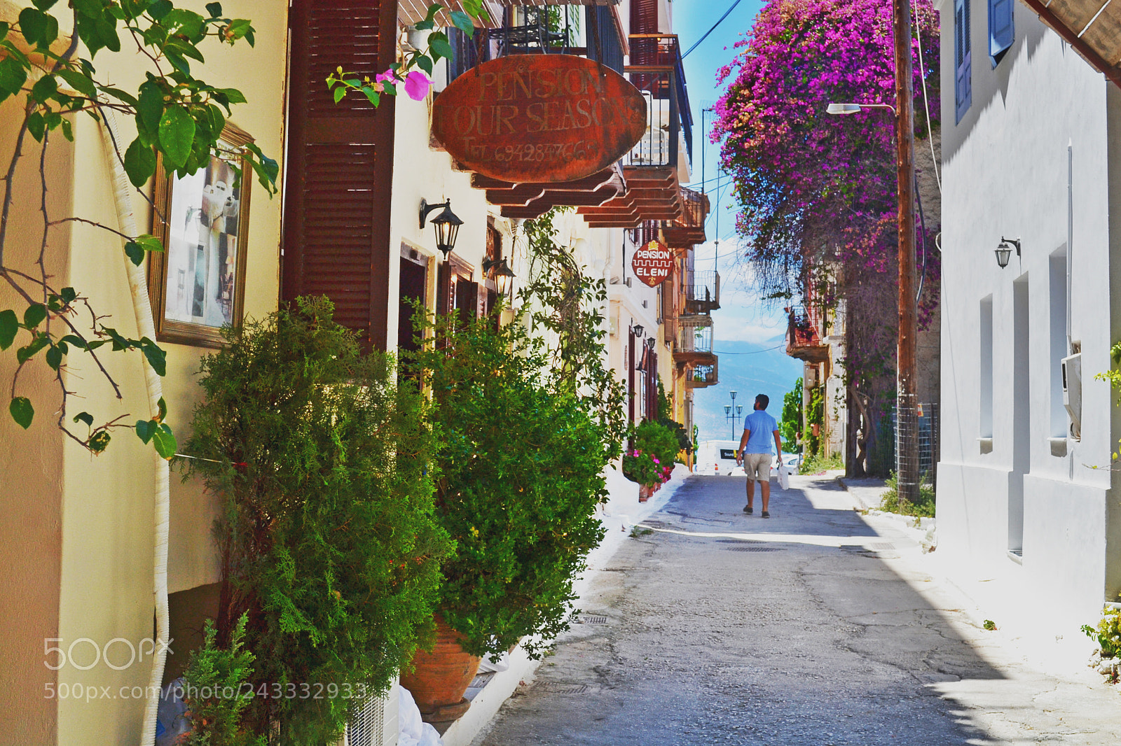 Nikon D3100 sample photo. Path in nafplio photography