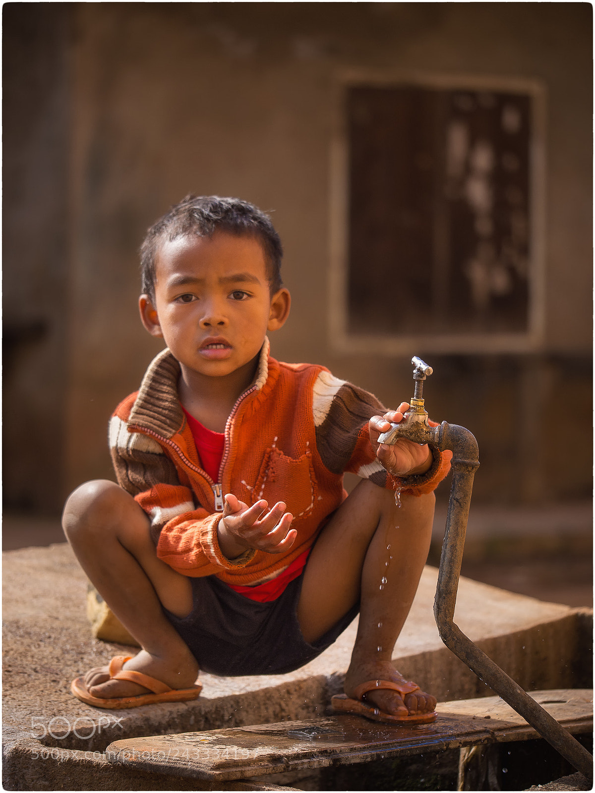 Olympus OM-D E-M5 sample photo. By the water pump photography
