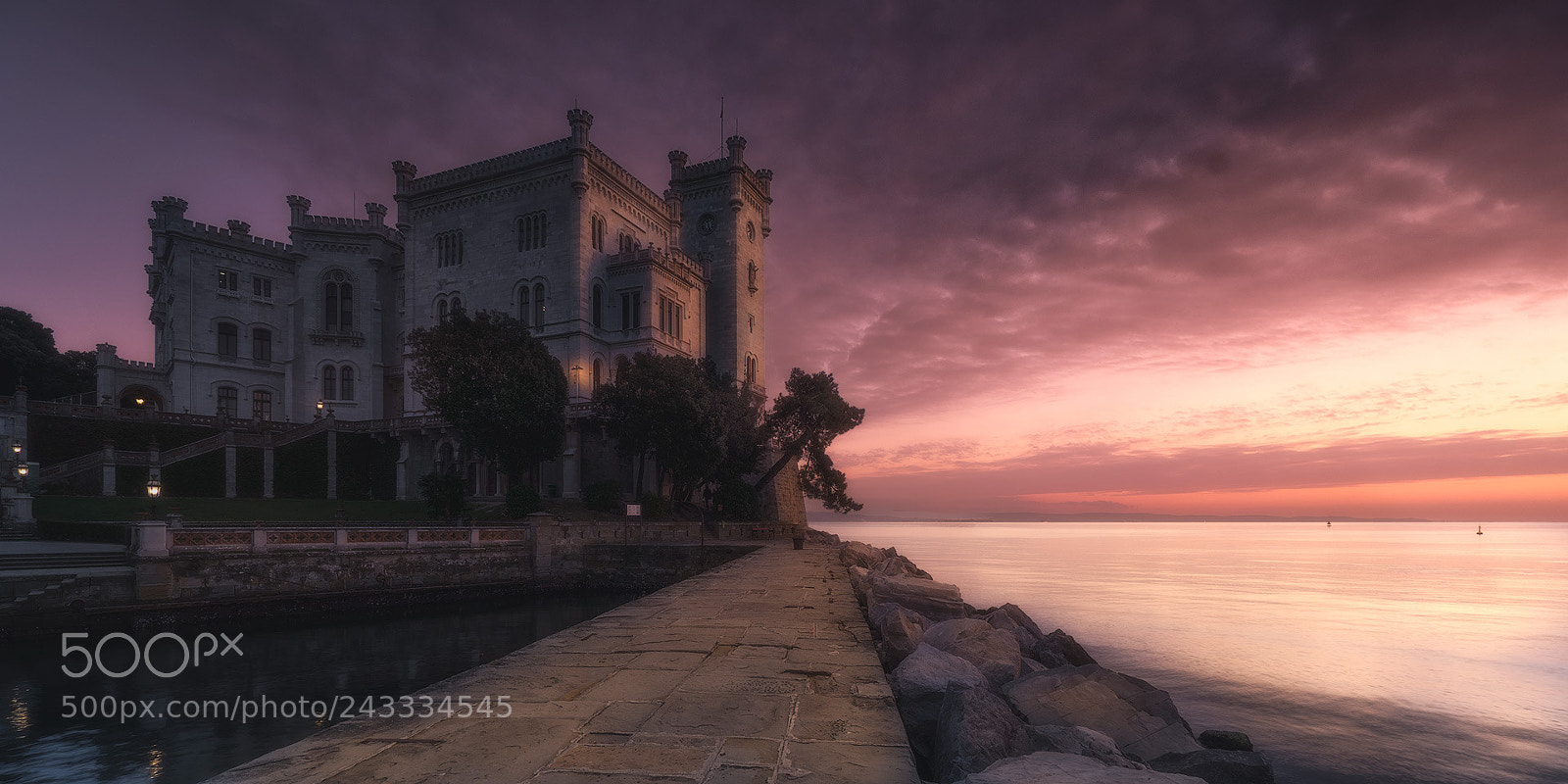 Sony a6300 sample photo. Miramare sunset photography