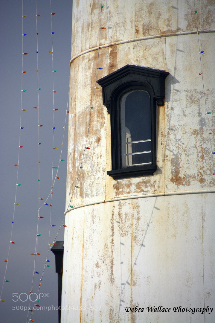Nikon D7100 sample photo. The 1883 lighthouse window & decorations photography