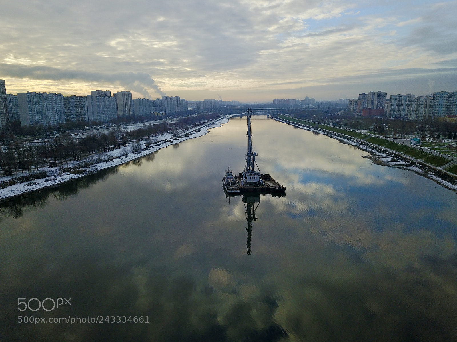 DJI FC220 sample photo. Under a river photography