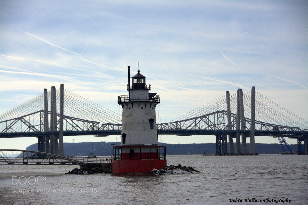 Nikon D7100 sample photo. The tarrytown lighthouse & bridges photography