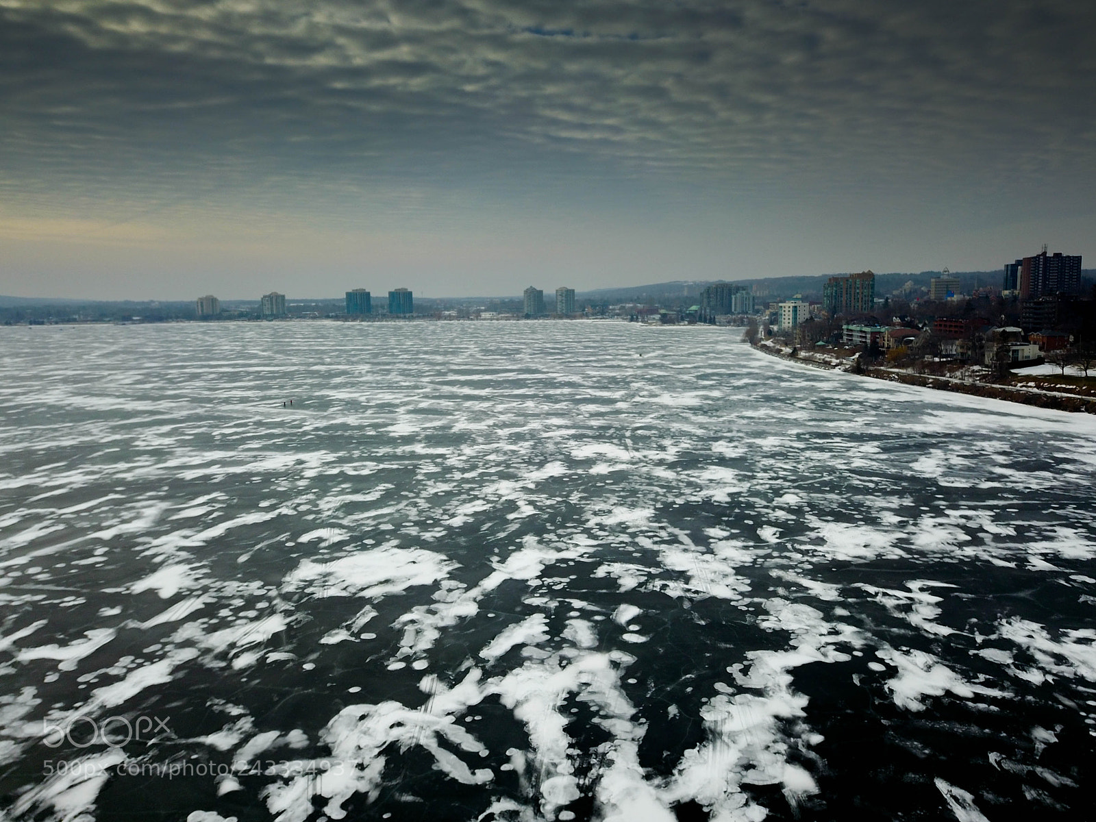 DJI FC220 sample photo. A big city freeze photography