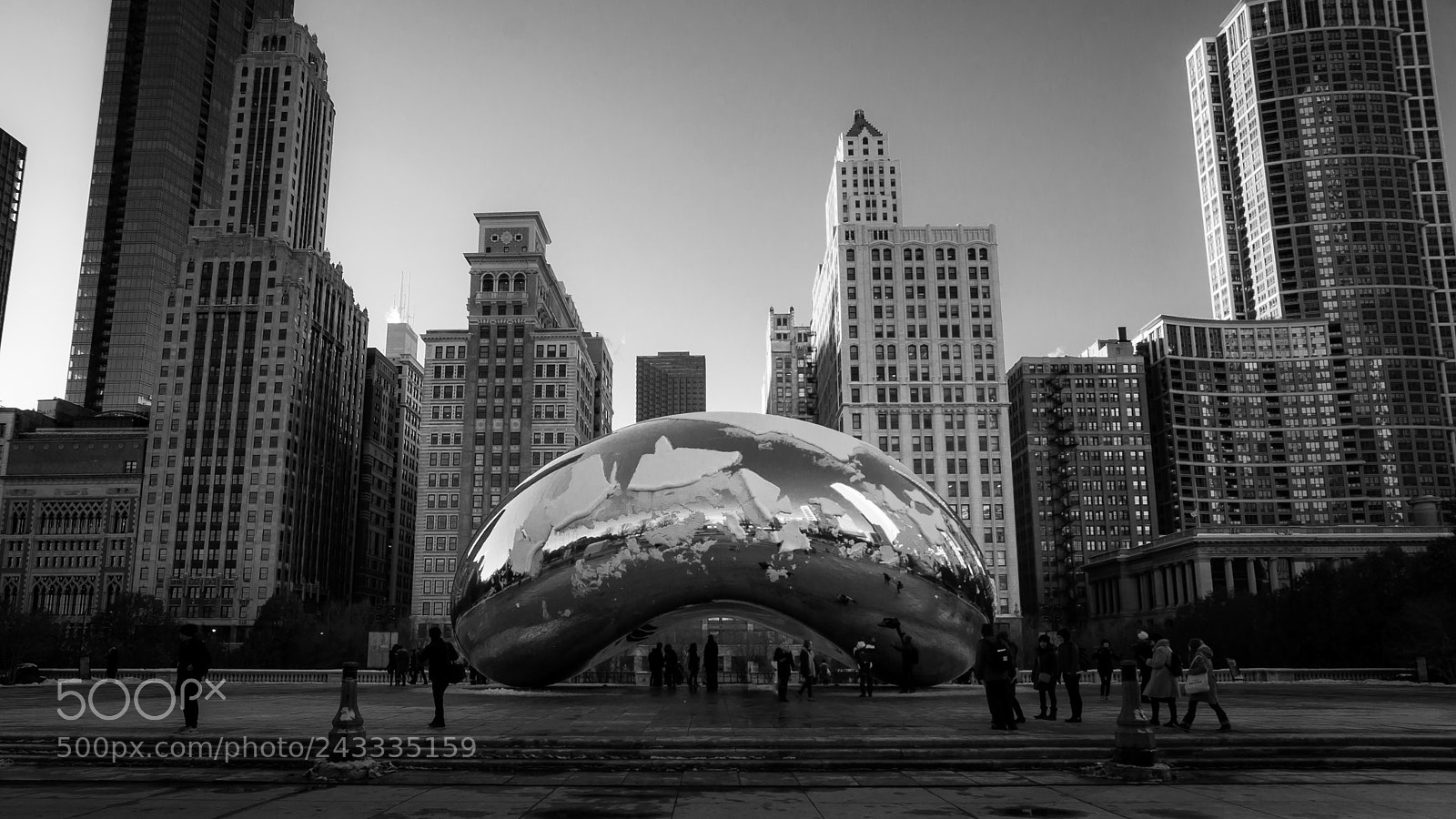 Nikon D5000 sample photo. Cloud gate photography