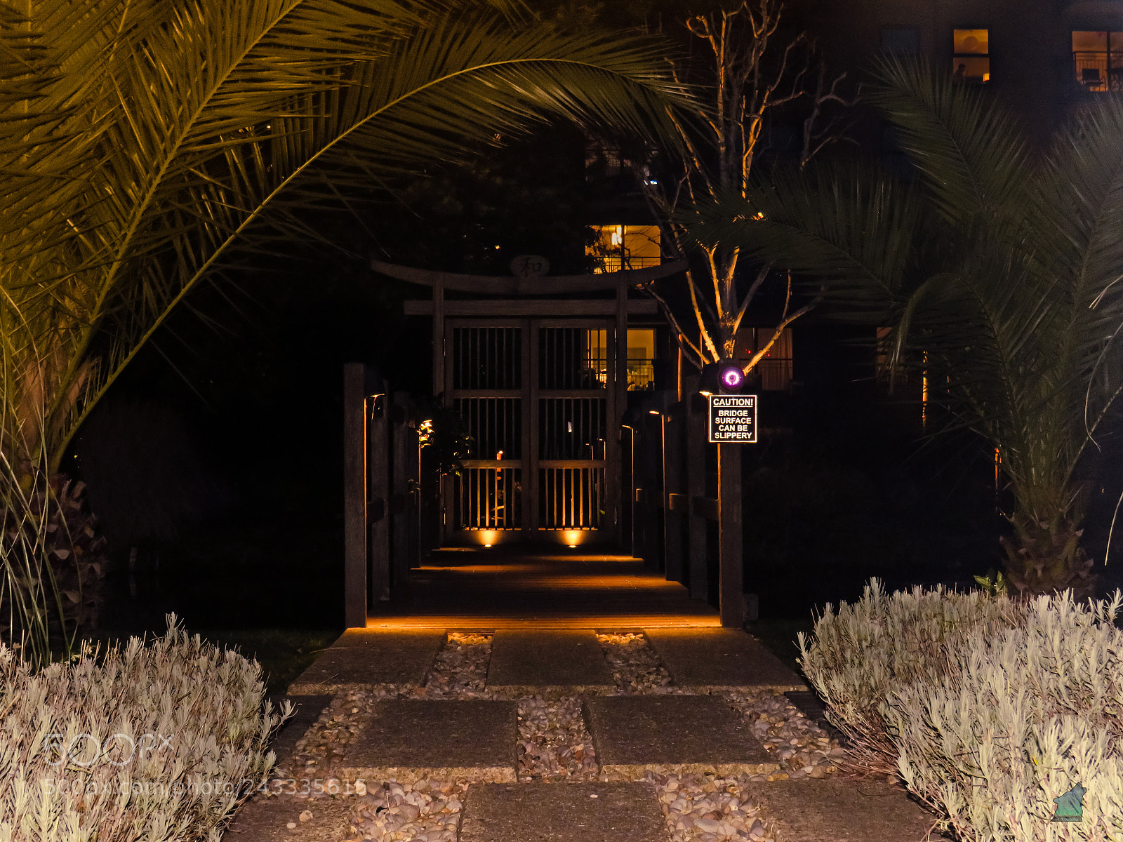 Canon PowerShot SX540 HS sample photo. Tropical estate entrance photography