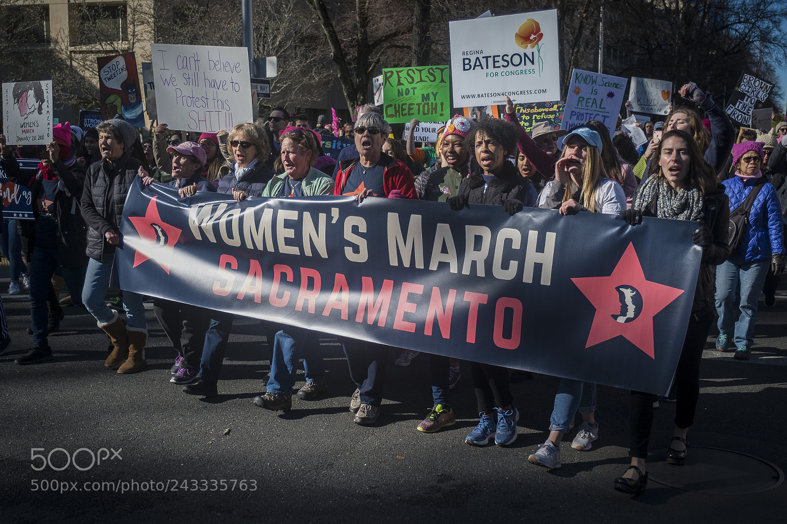 Fujifilm X-Pro1 sample photo. Women's march sacramento photography
