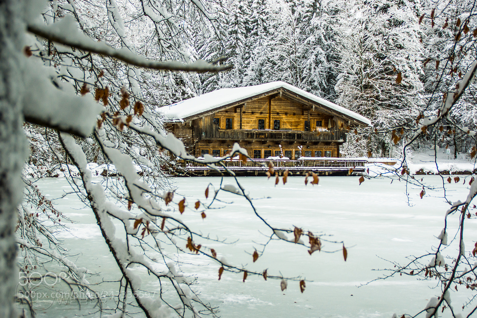 Sony SLT-A65 (SLT-A65V) sample photo. Berglsteinersee in winter photography