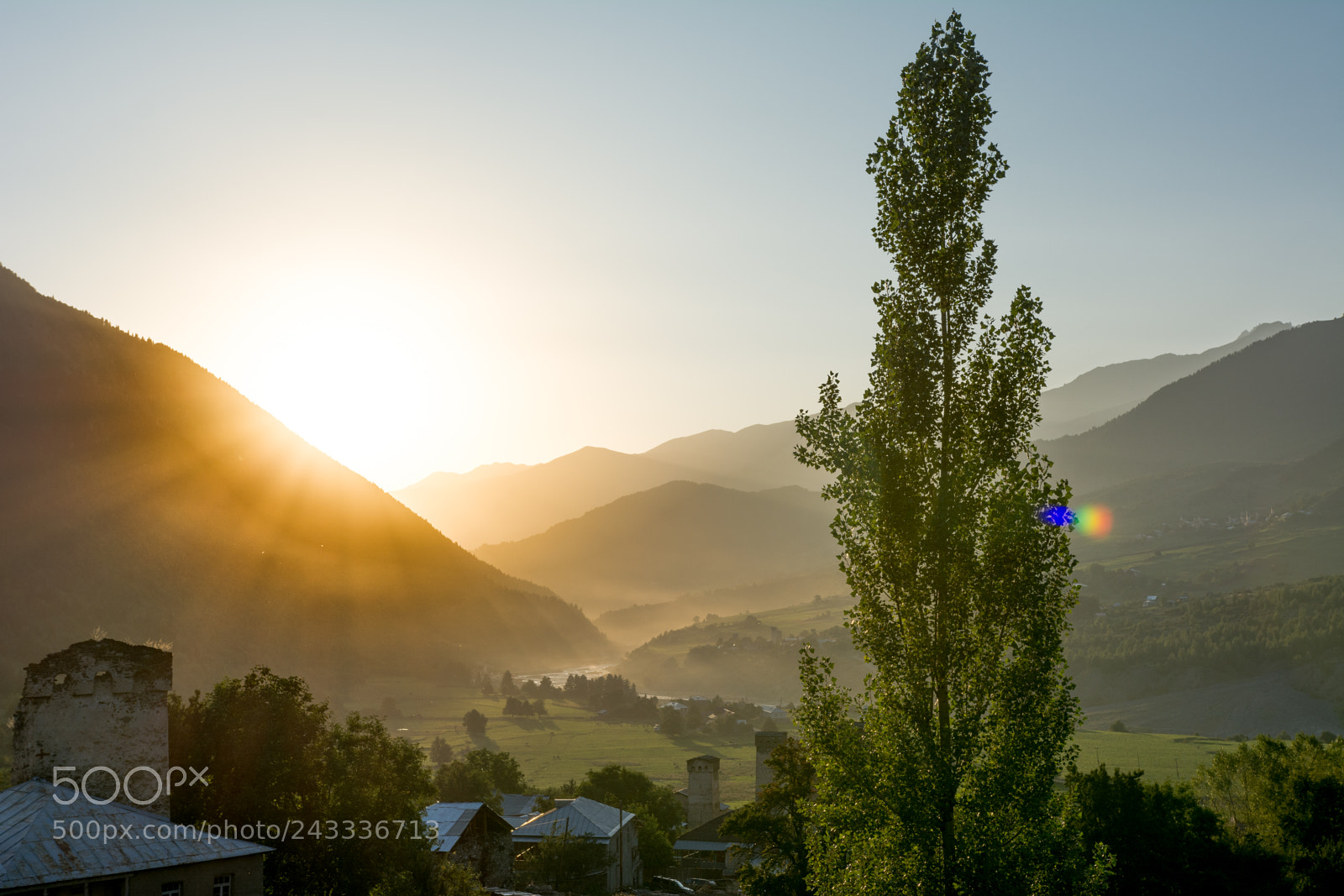 Nikon D7100 sample photo. Dusk at the valley photography