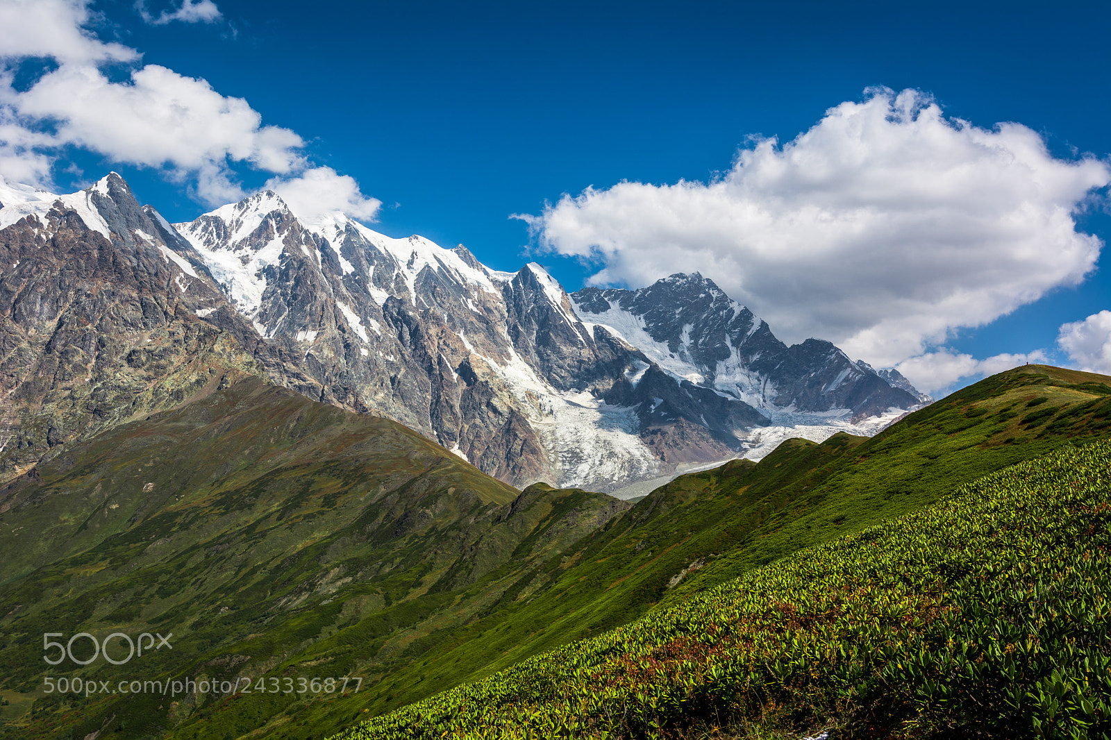 Nikon D7100 sample photo. Shkhara glacier photography