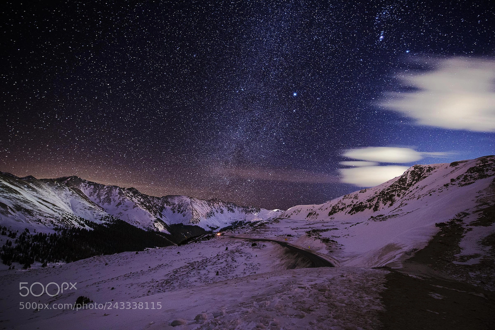 Nikon D810 sample photo. Loveland pass photography