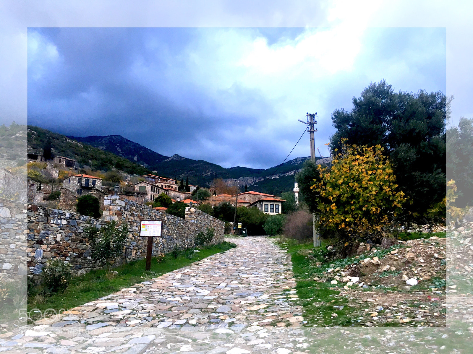 Apple iPhone 6s sample photo. Village nature stone house photography