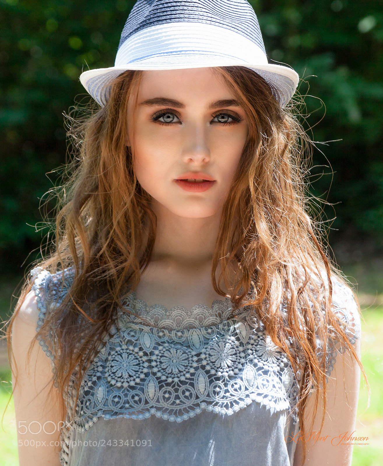 Canon EOS 5D Mark II sample photo. Mellie portrait from hat photography