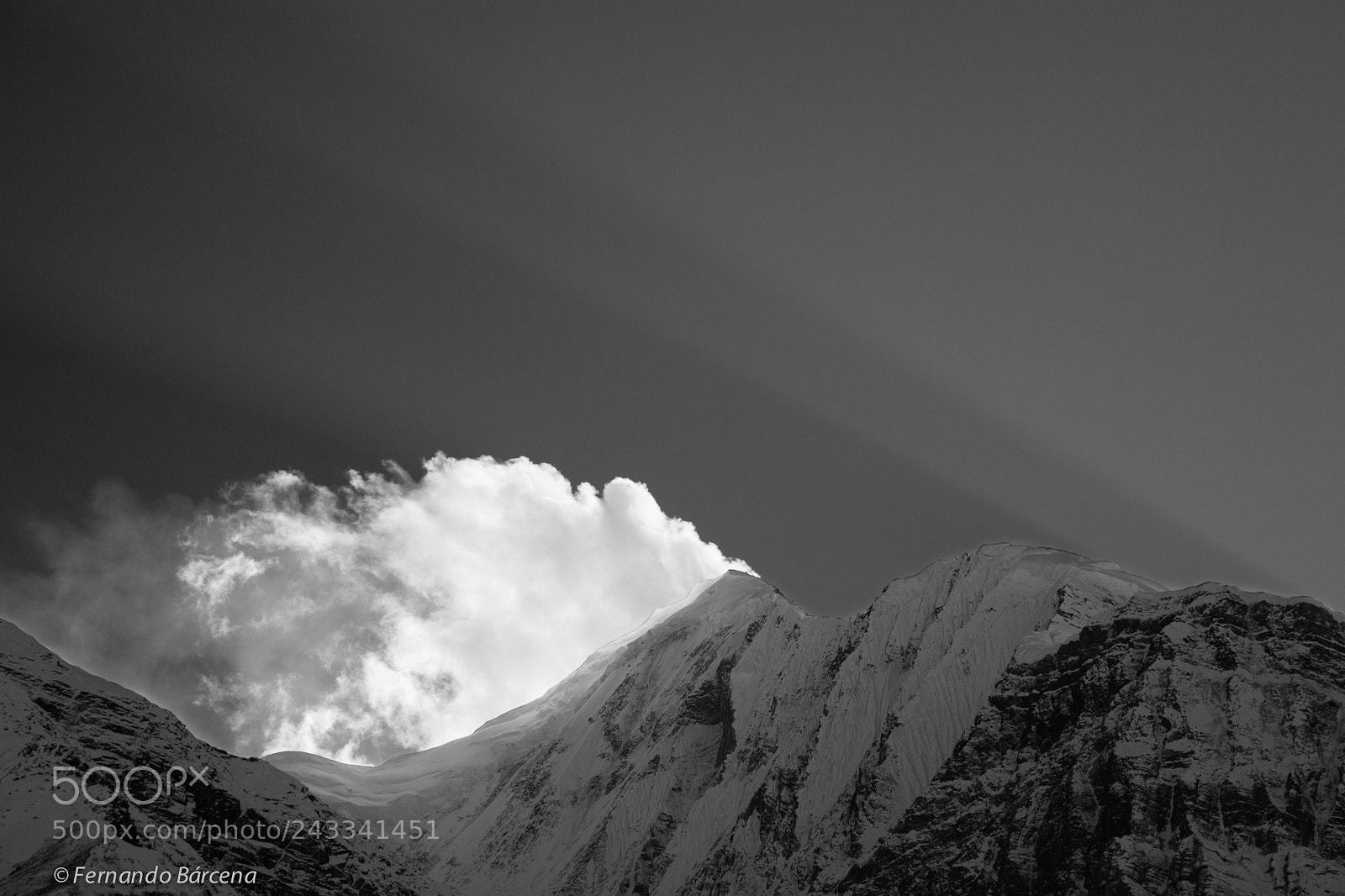Canon EOS 5D sample photo. Annapurnas iv. nepal2007. photography