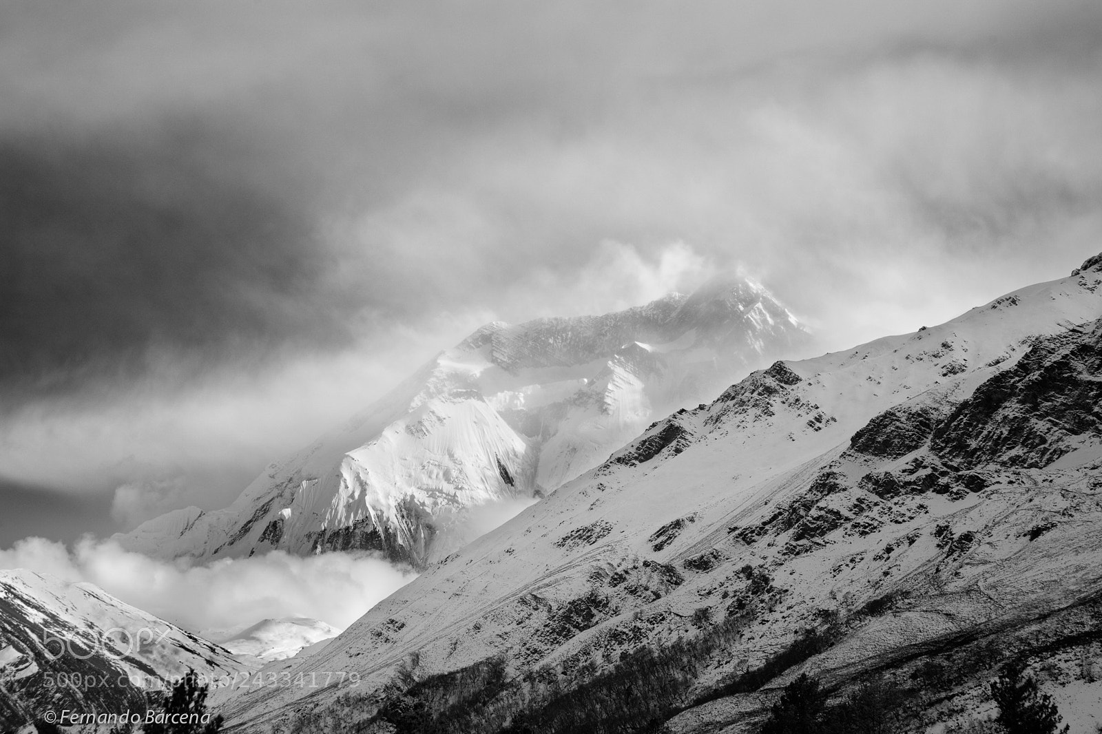 Canon EOS 5D sample photo. Annapurnas vi. nepal. nov2007. photography