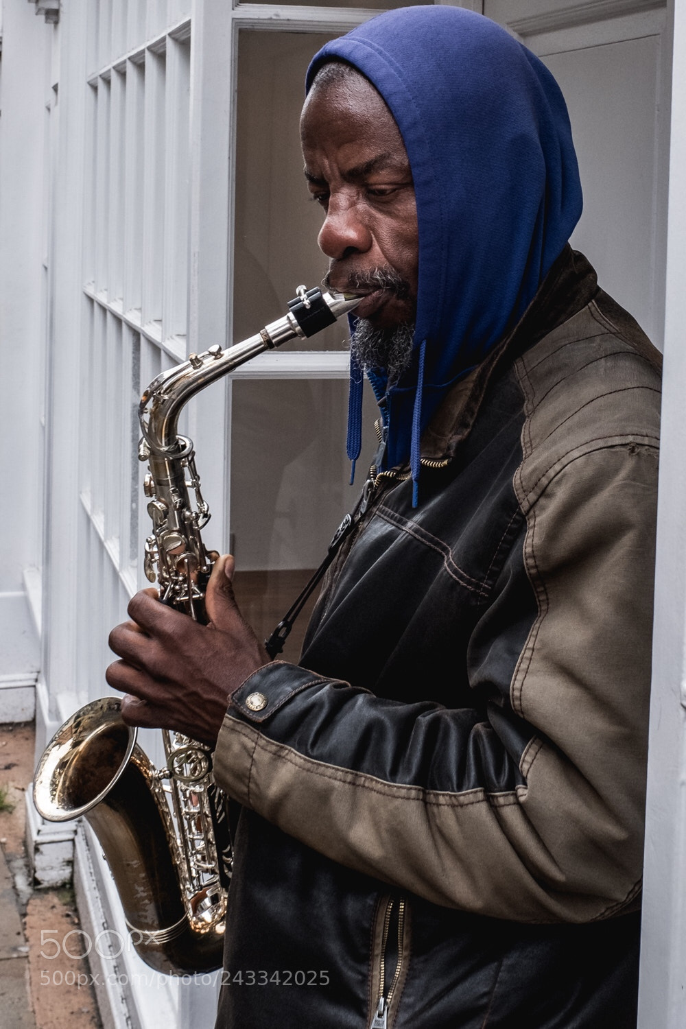 Fujifilm X100F sample photo. Street sax photography