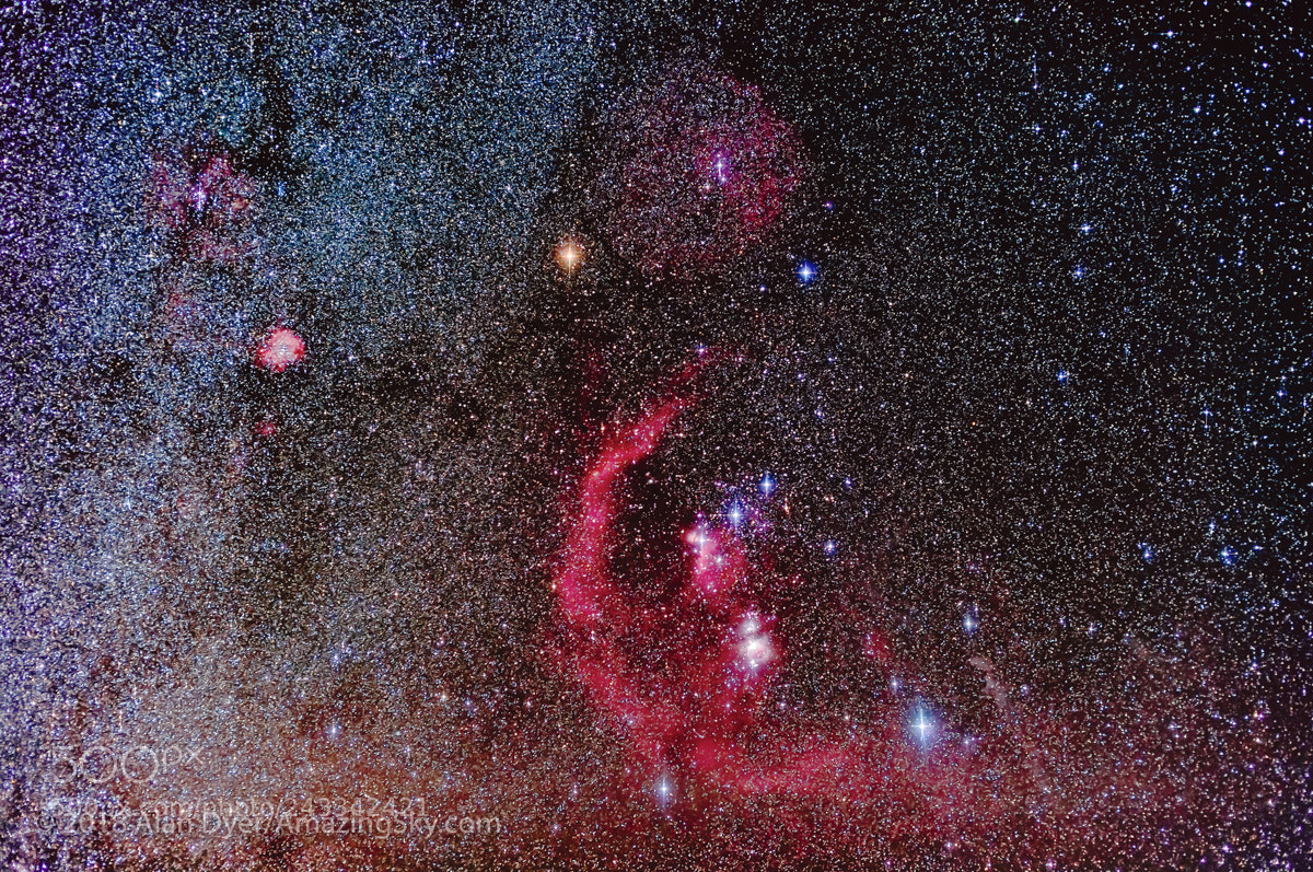 Canon EOS 5D Mark II sample photo. Orion with nebulosity and photography