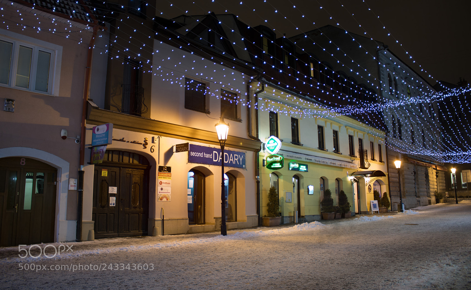 Canon EOS 760D (EOS Rebel T6s / EOS 8000D) sample photo. Prešov at night photography