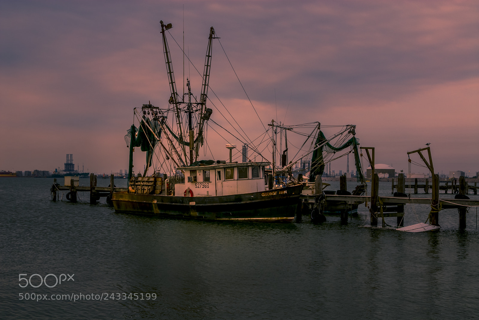 Nikon D200 sample photo. Shrimper's morning 2 photography