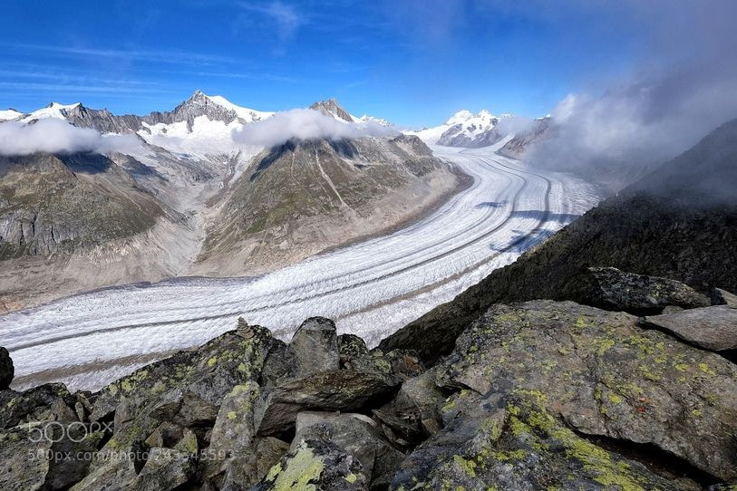 Fujifilm X-T1 sample photo. Aletschgletscher photography