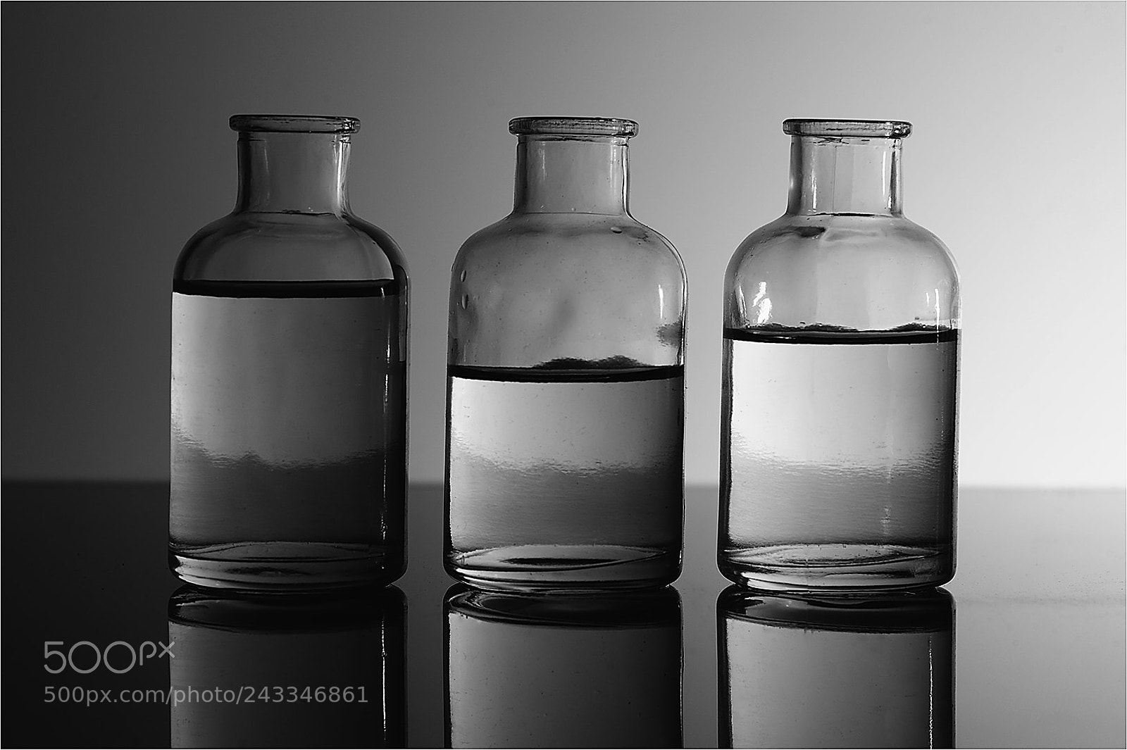 Nikon D700 sample photo. Mono bottles photography