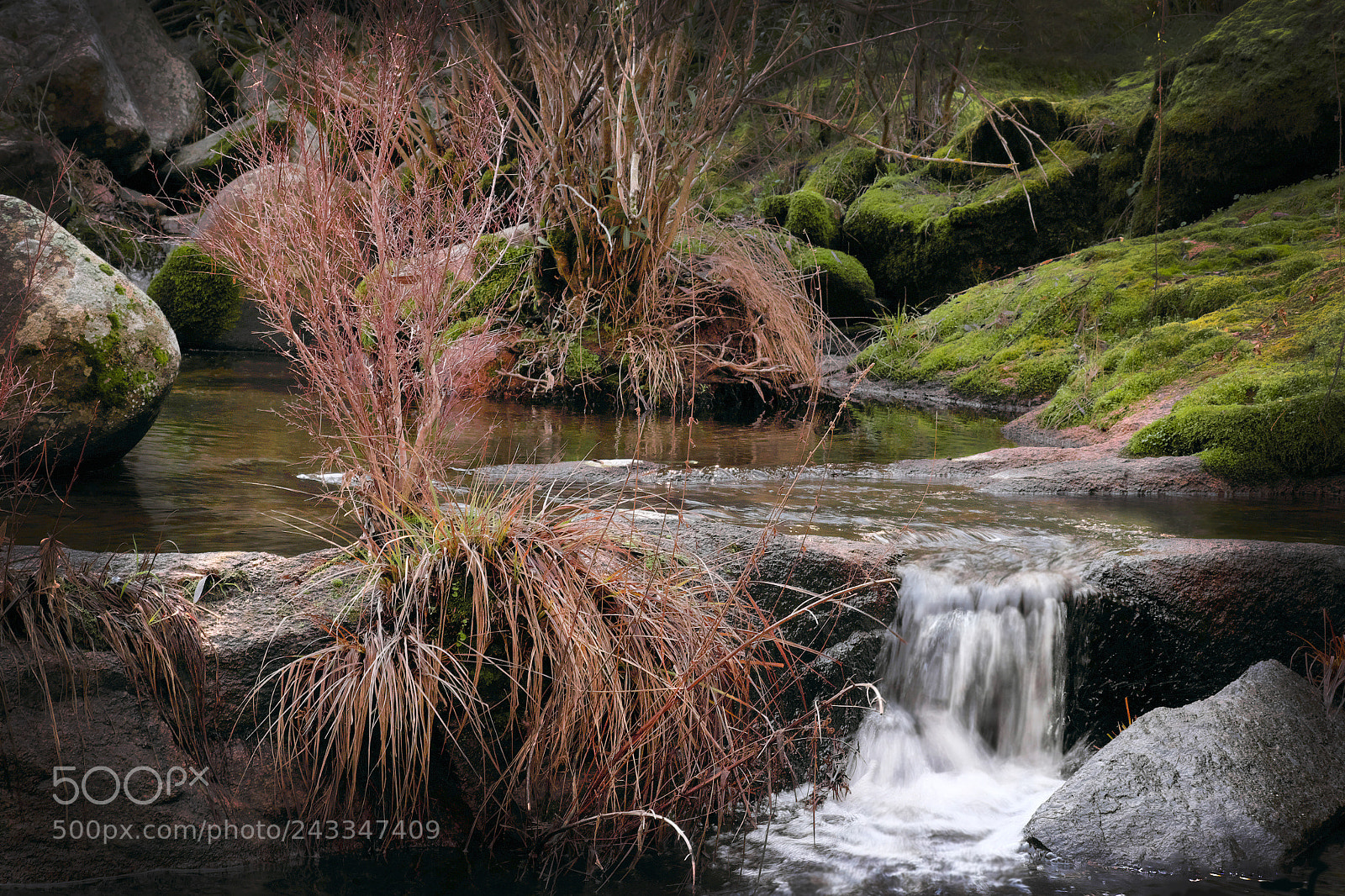 Fujifilm X-M1 sample photo. Little waterfall photography