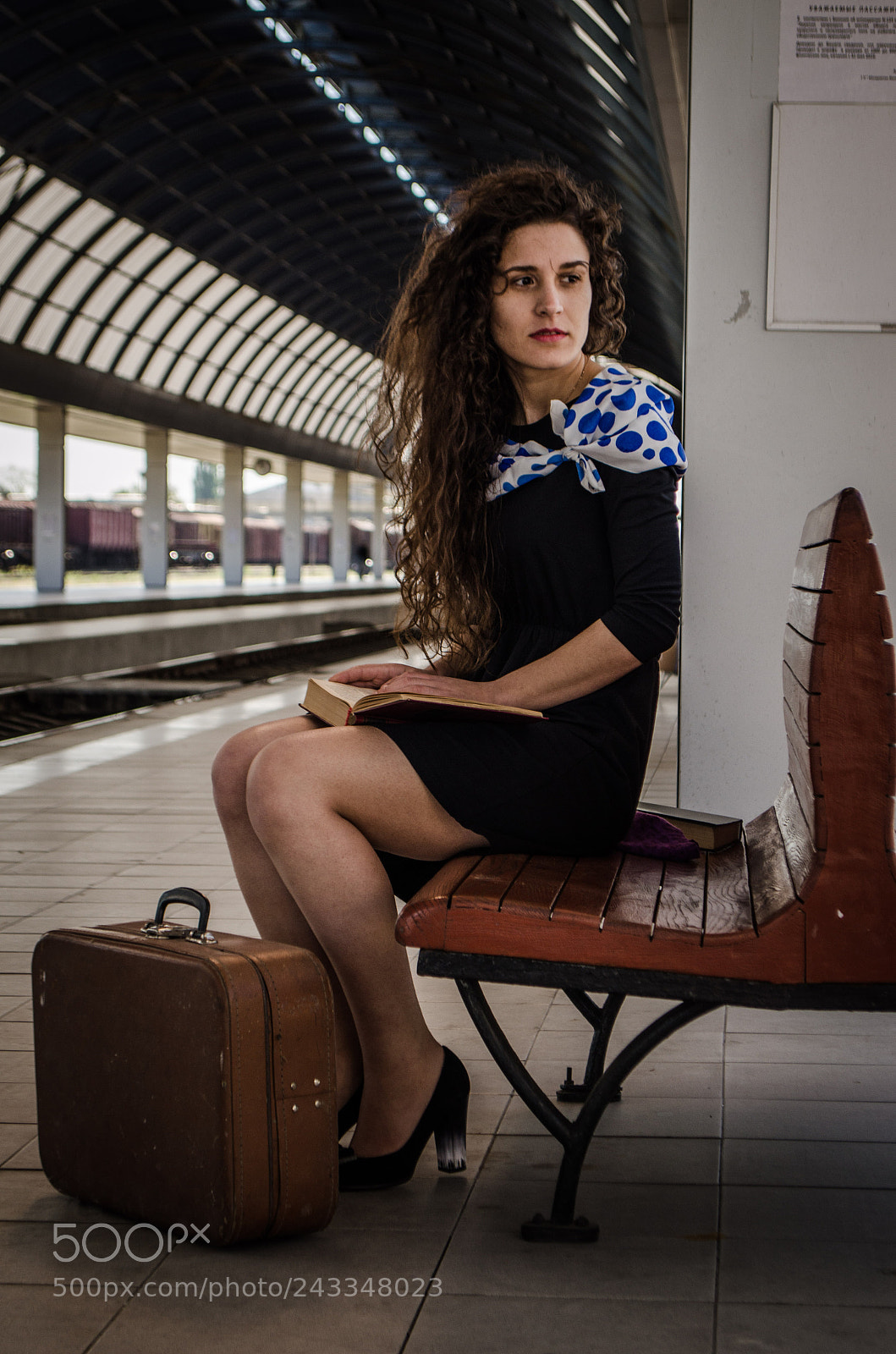 Nikon D5100 sample photo. In train station photography