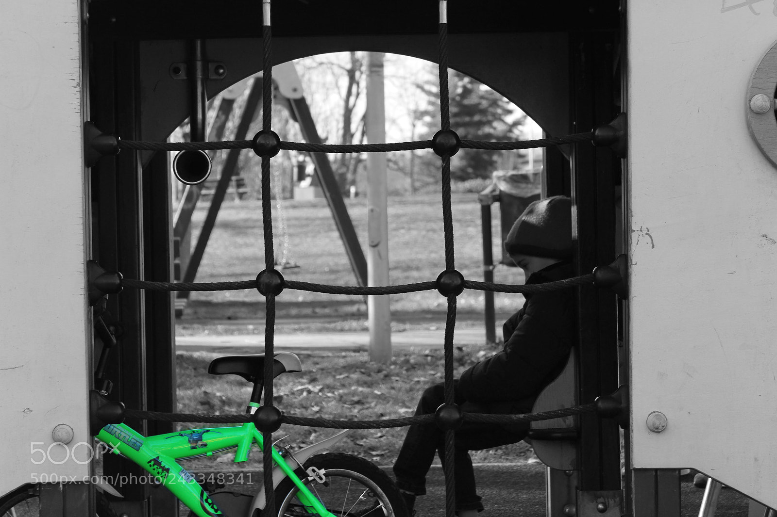 Canon EOS 1300D (EOS Rebel T6 / EOS Kiss X80) sample photo. Green bycicle photography