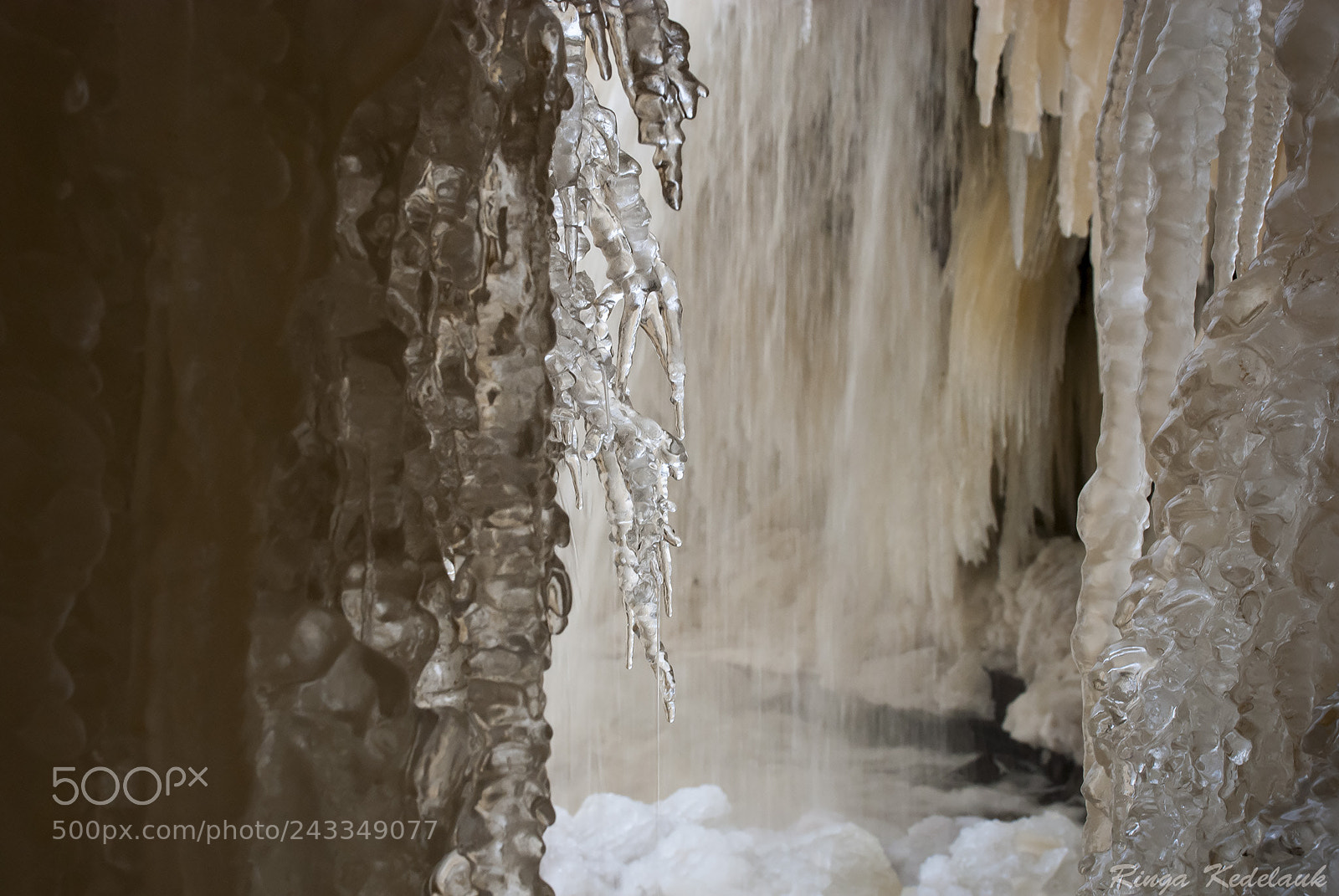 Nikon D80 sample photo. Ice curtains photography