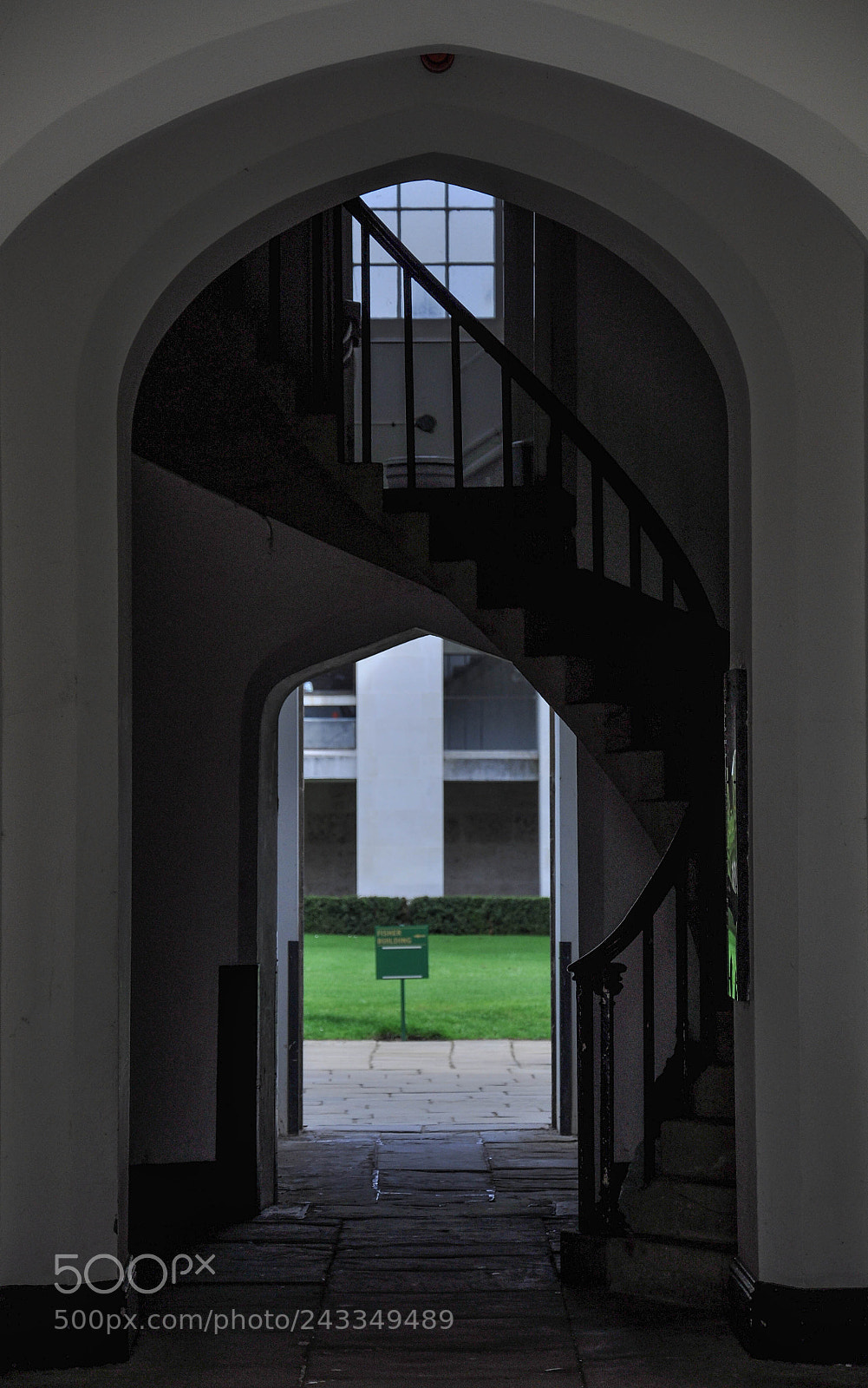 Nikon D90 sample photo. St john's college doorway photography