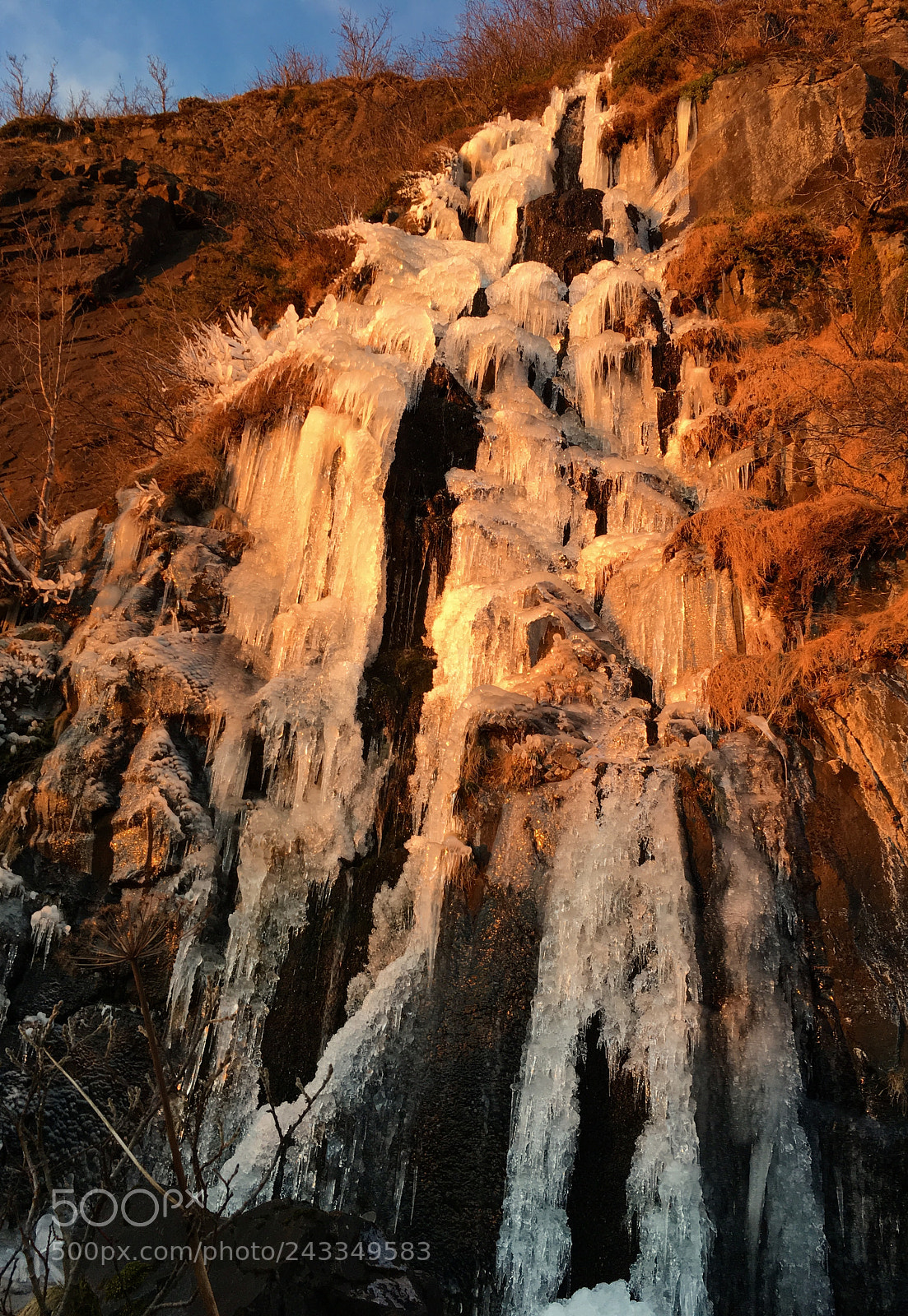 Apple iPhone 6s sample photo. Iced waterfall skaftafell photography