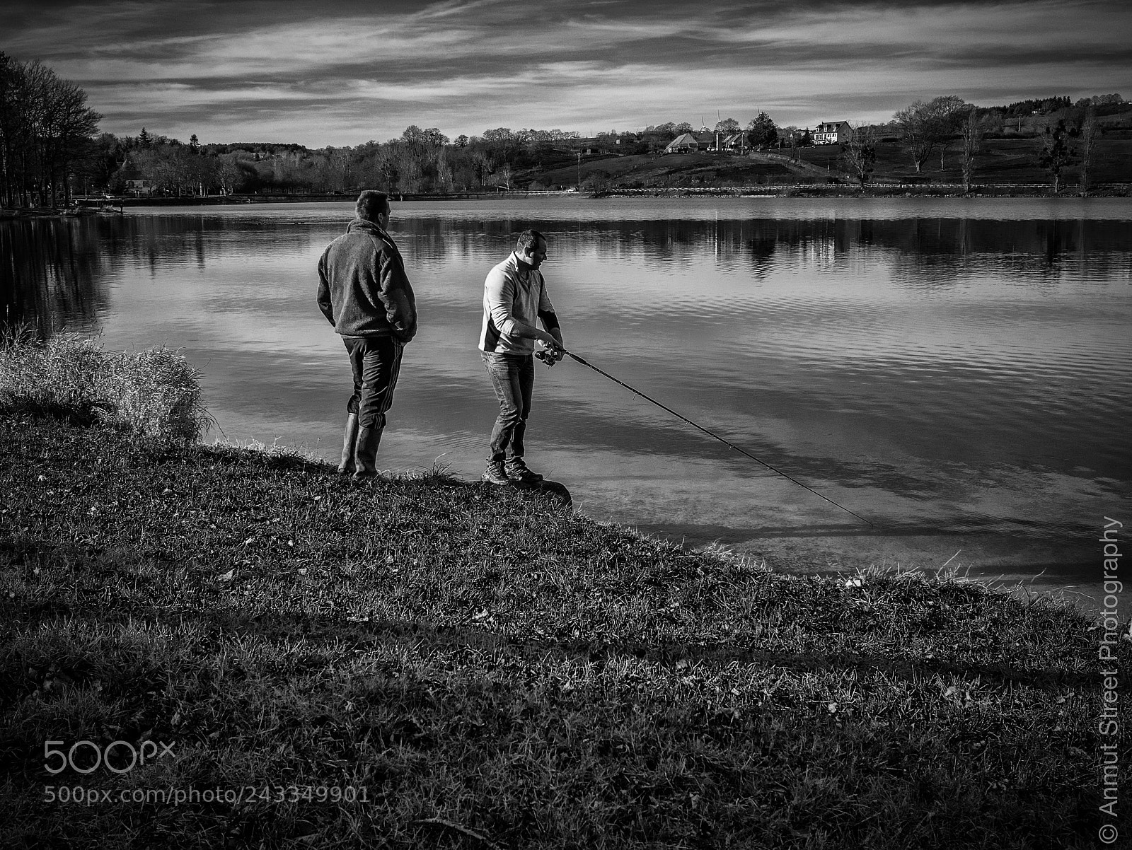 Panasonic Lumix DMC-GX85 (Lumix DMC-GX80 / Lumix DMC-GX7 Mark II) sample photo. Fisherman and a friend photography