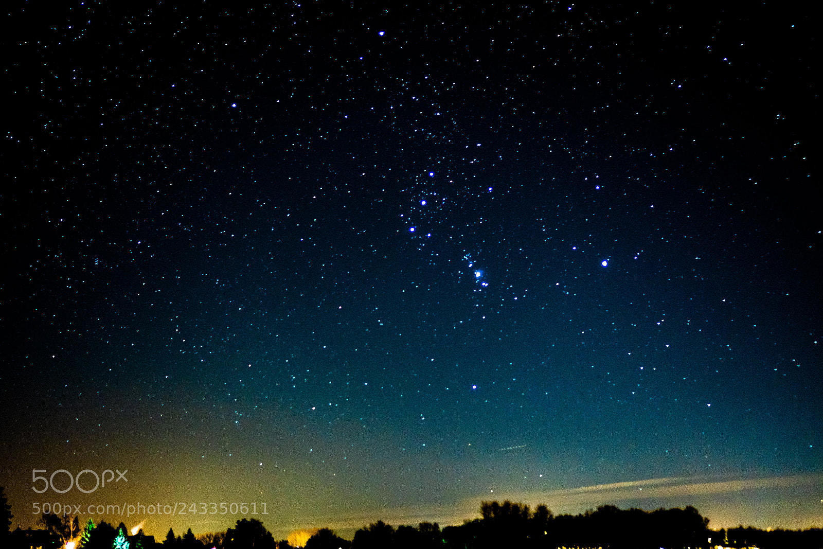 Sony a6500 sample photo. Night sky in winter photography
