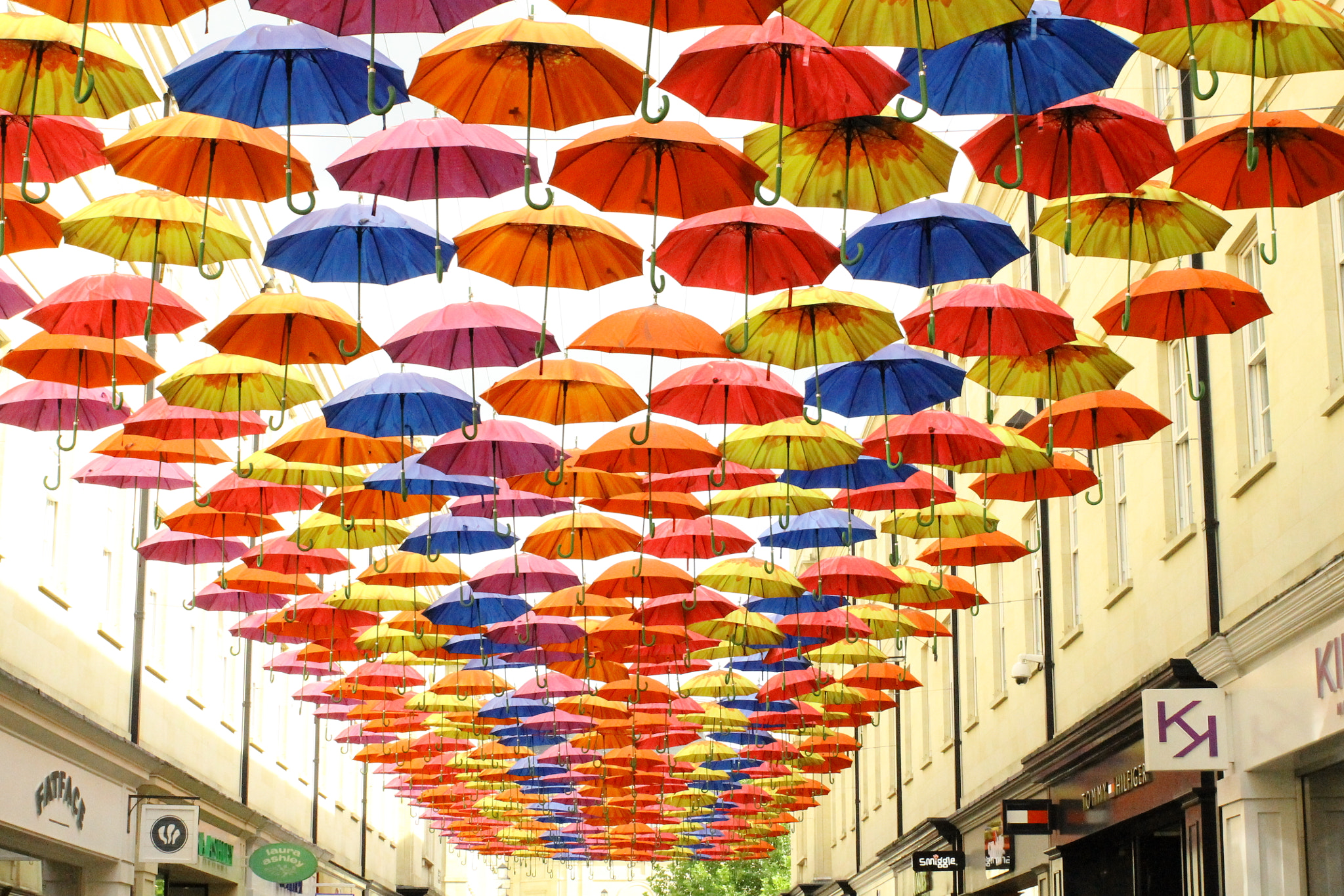 Canon EF 38-76mm f/4.5-5.6 sample photo. Rainbow umbrella photography