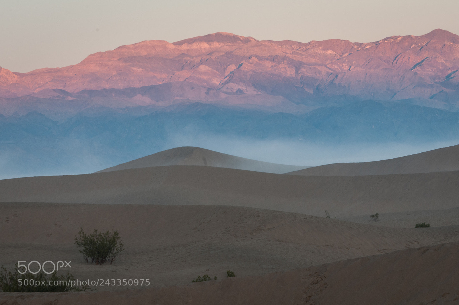 Nikon D300 sample photo. Mesquite dunes sunrise photography