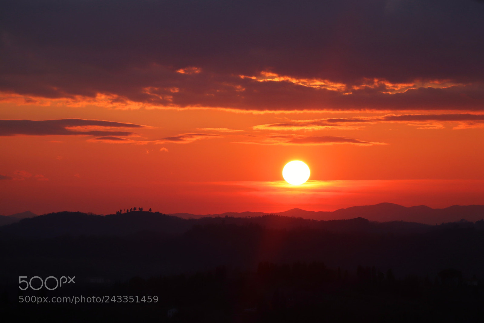 Canon EOS 77D (EOS 9000D / EOS 770D) sample photo. Tuscany sunset photography