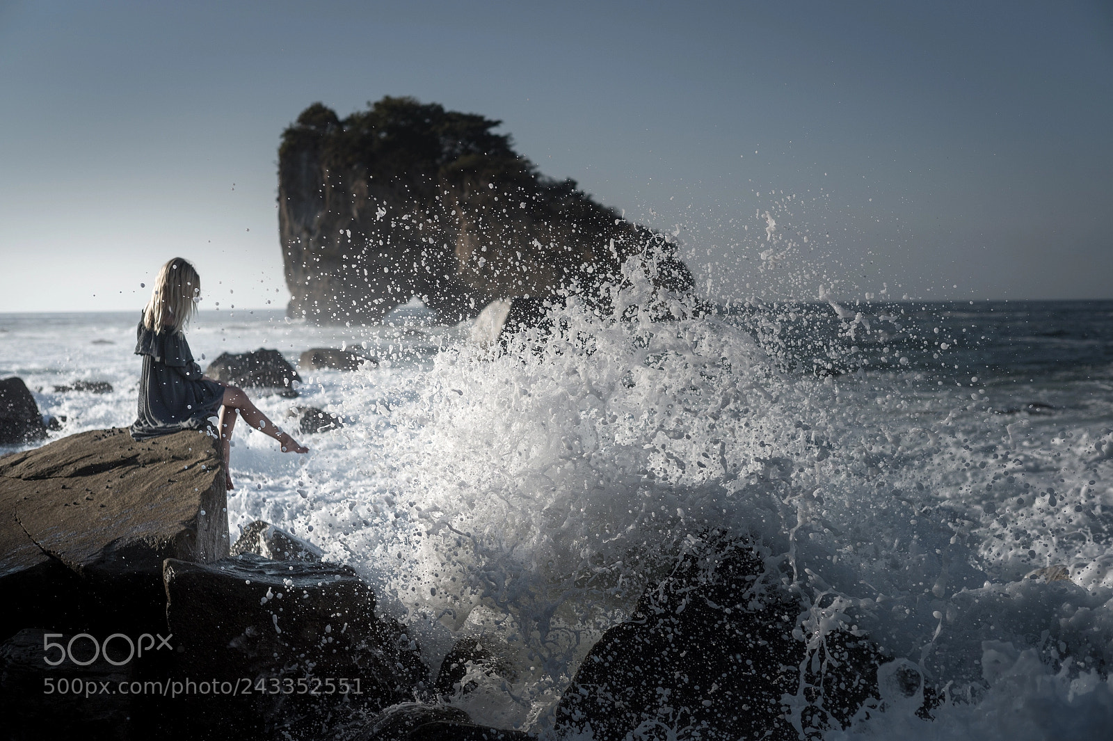 Leica M9 sample photo. Waves crashing photography