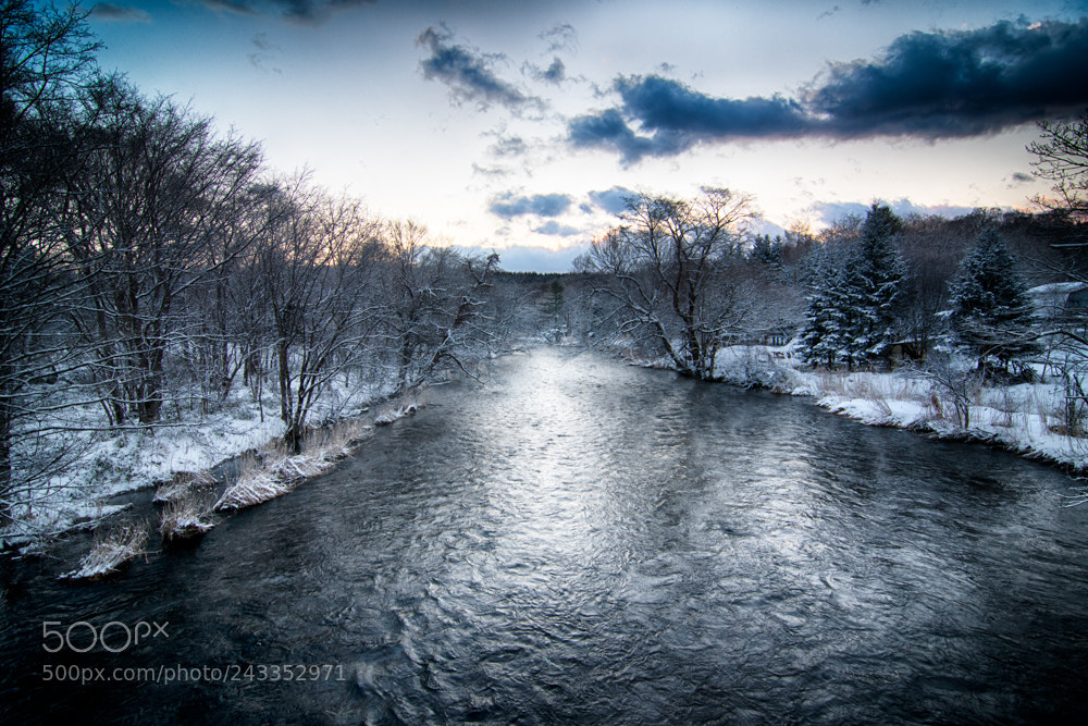 Nikon D500 sample photo. Cold river photography