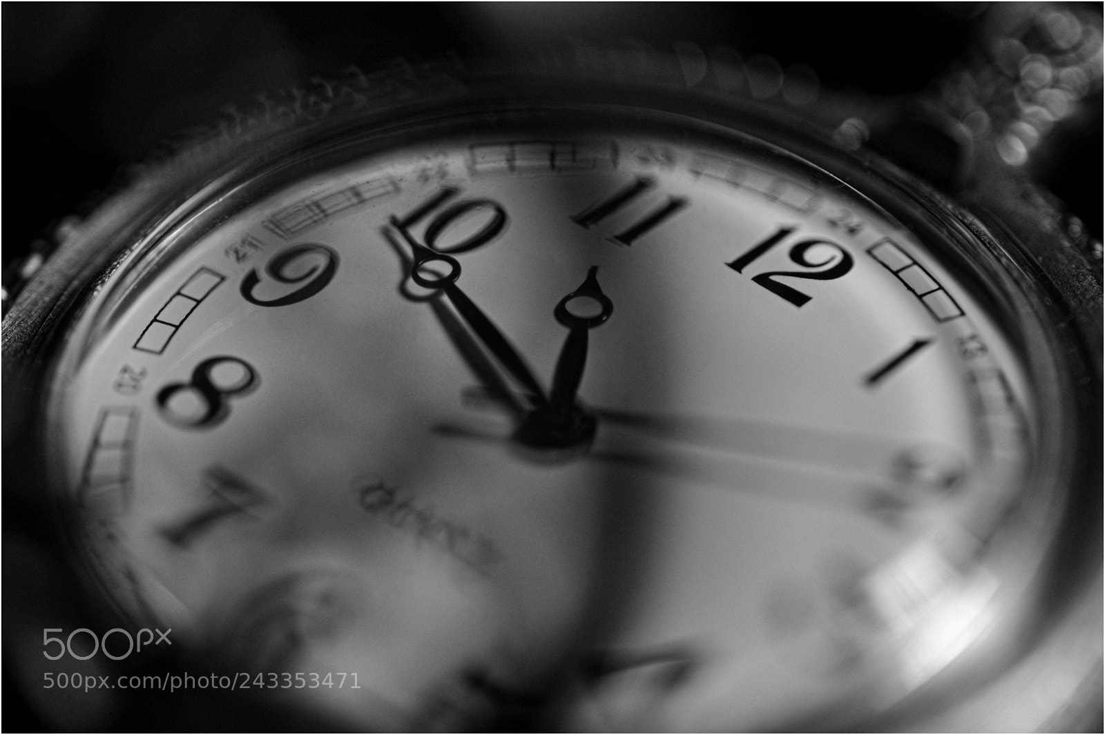 Nikon D700 sample photo. Old pocketwatch in mono photography