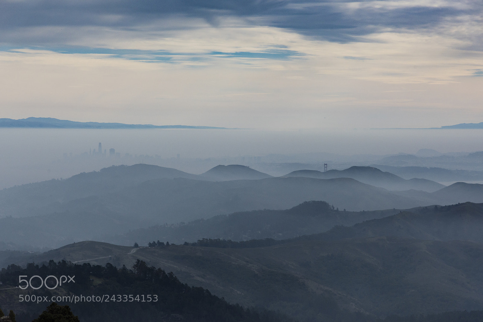 Nikon D810 sample photo. San francisco haze photography