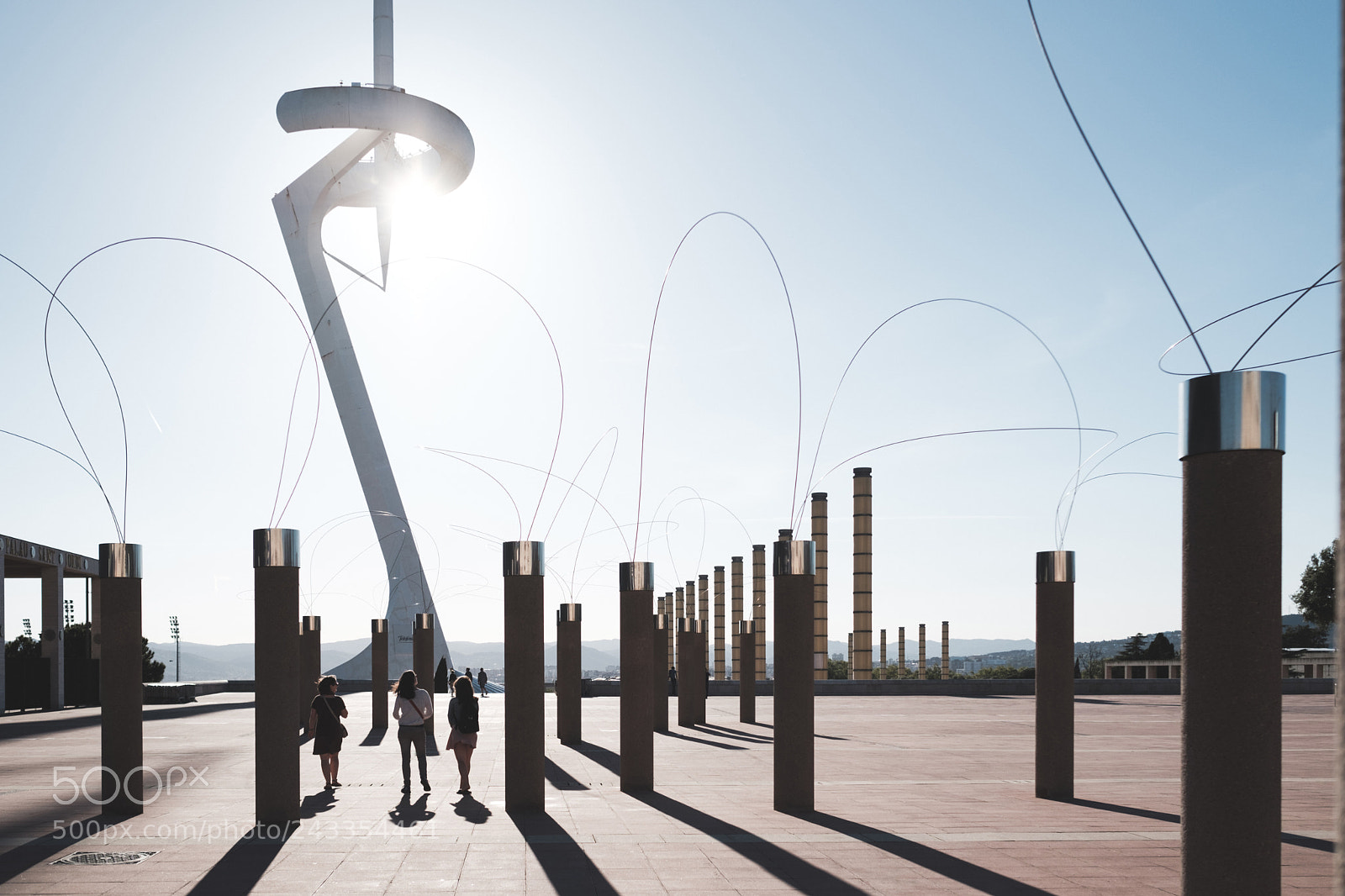 Fujifilm X-Pro2 sample photo. Barcelona olympic park photography