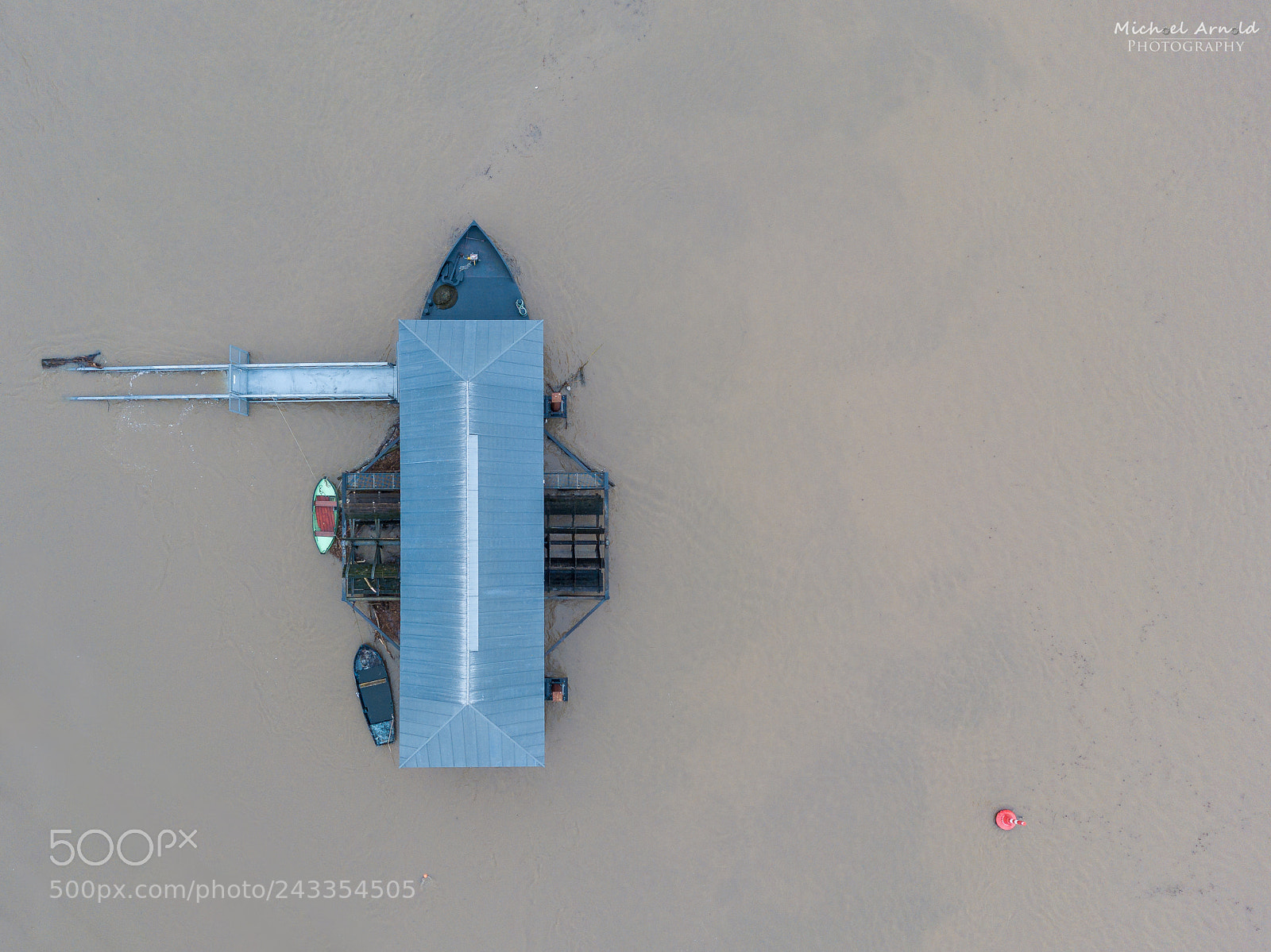 DJI FC220 sample photo. The flood photography