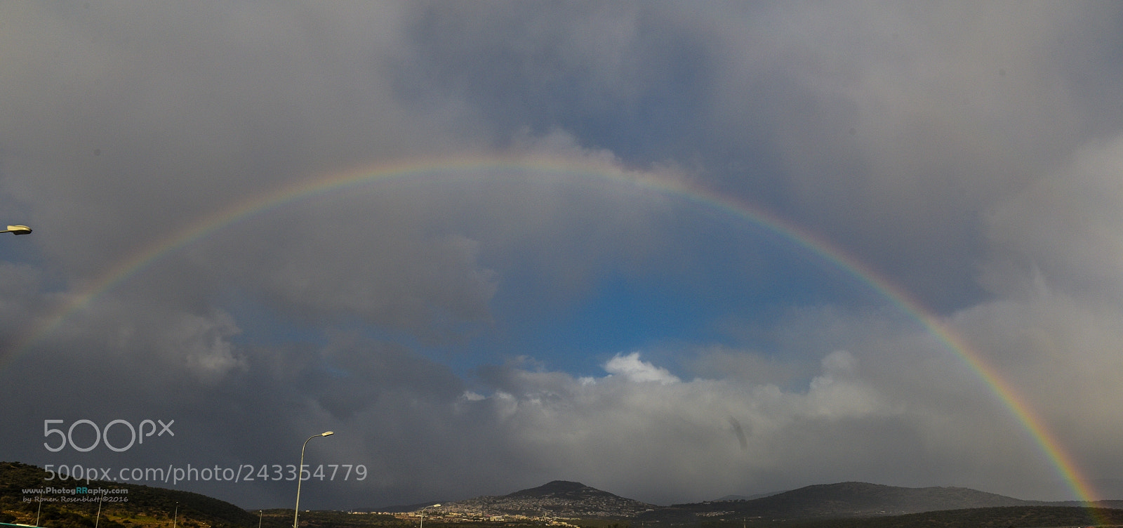 Nikon D810 sample photo. Rainbow photography