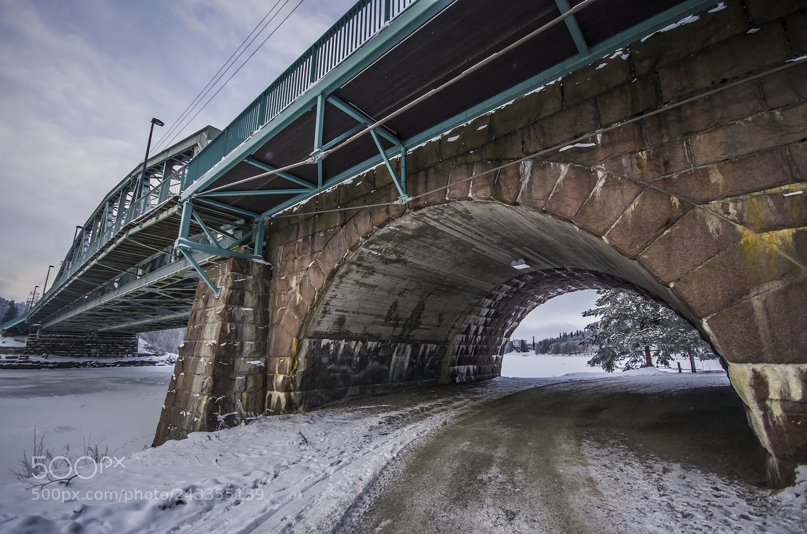 Pentax K-5 sample photo. Railway bridge photography