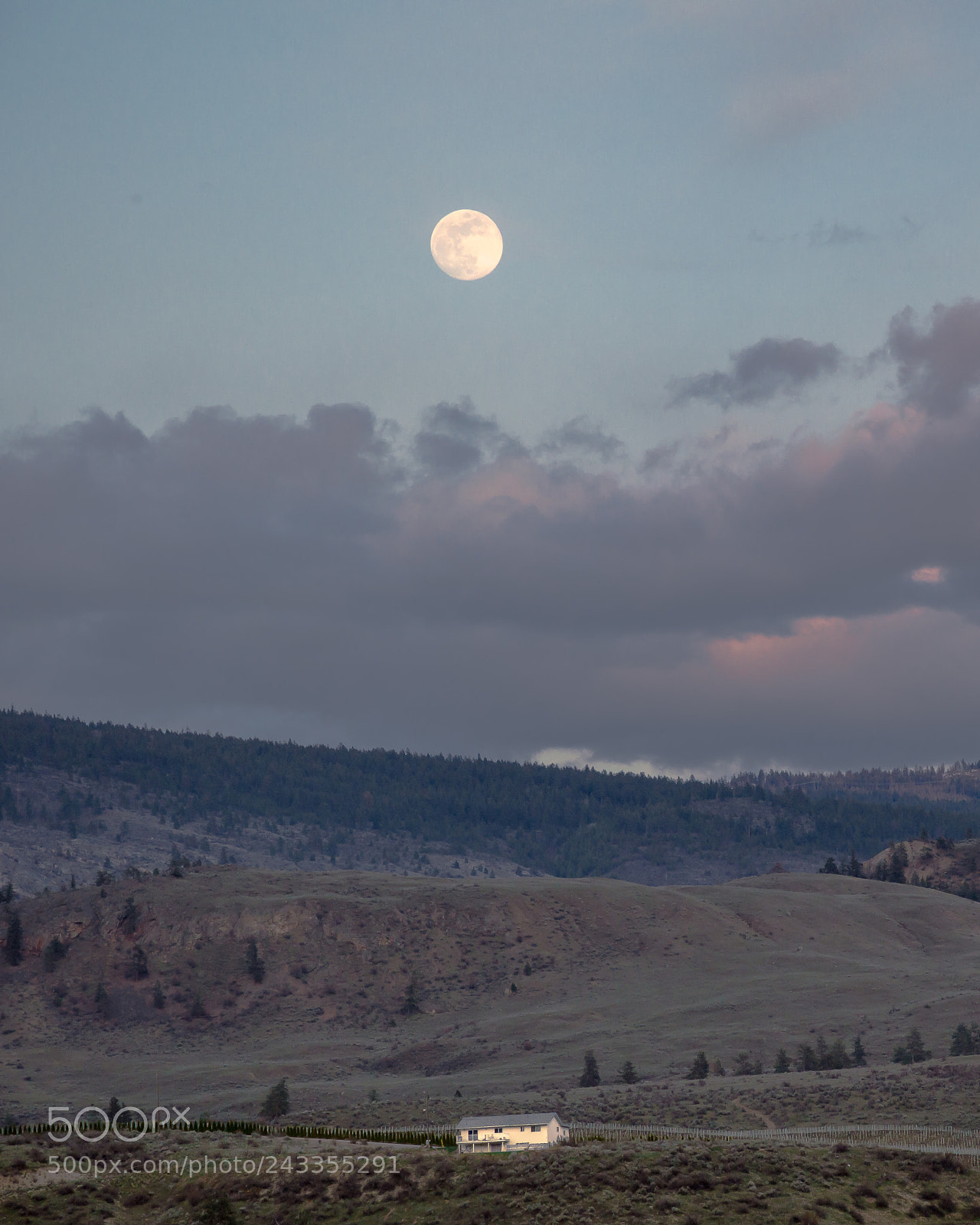 Nikon D3200 sample photo. Moonrise photography