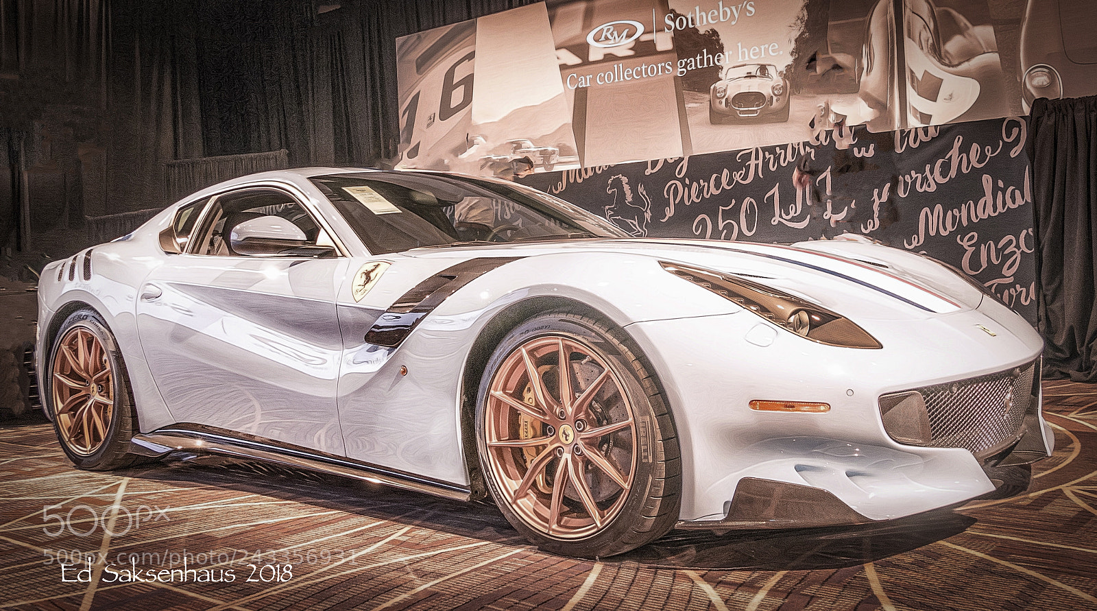 Panasonic Lumix DMC-FZ1000 sample photo. Ferrari in white photography