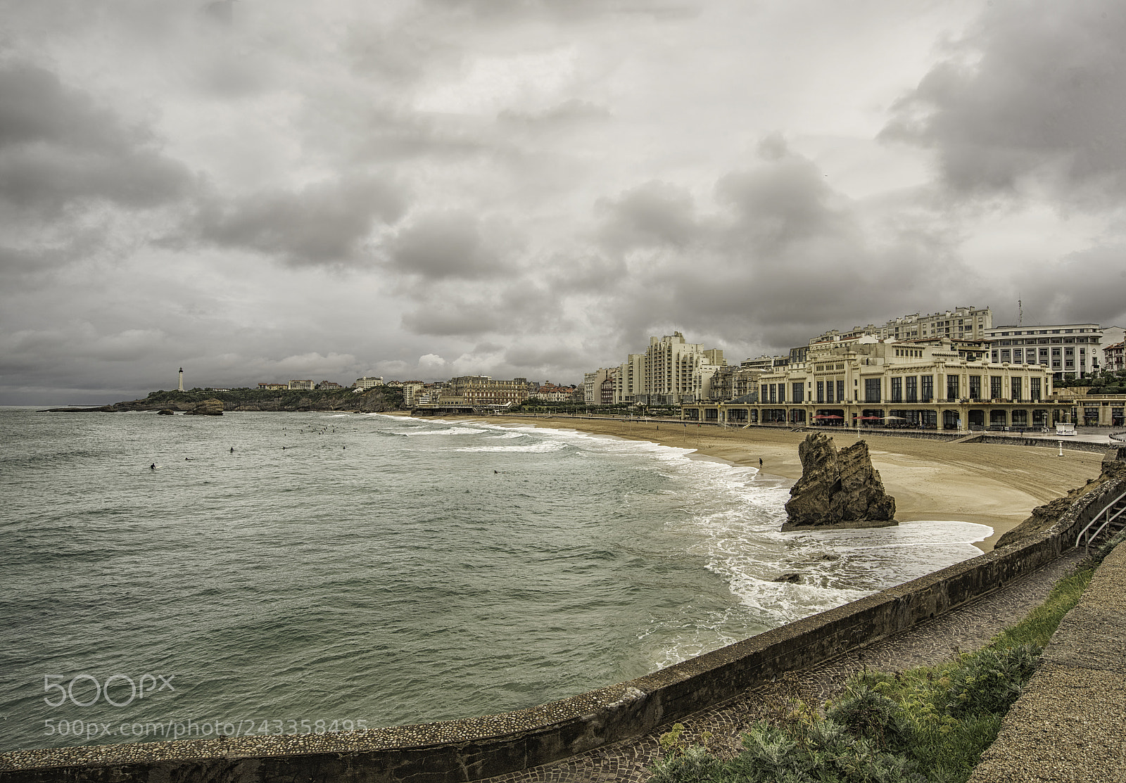 Nikon D810 sample photo. Biarritz beach photography