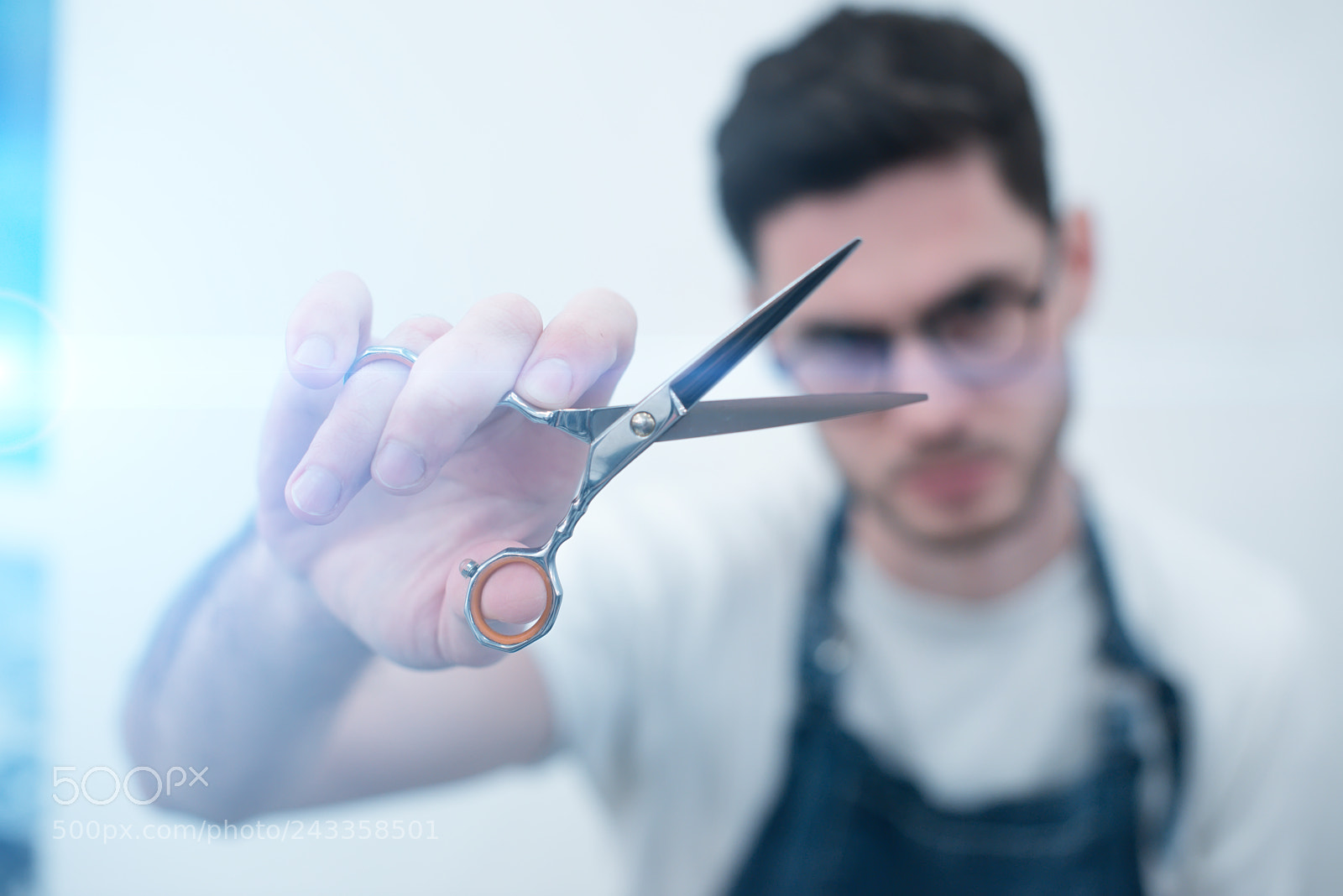 Nikon D600 sample photo. Barber keeps the scissors photography