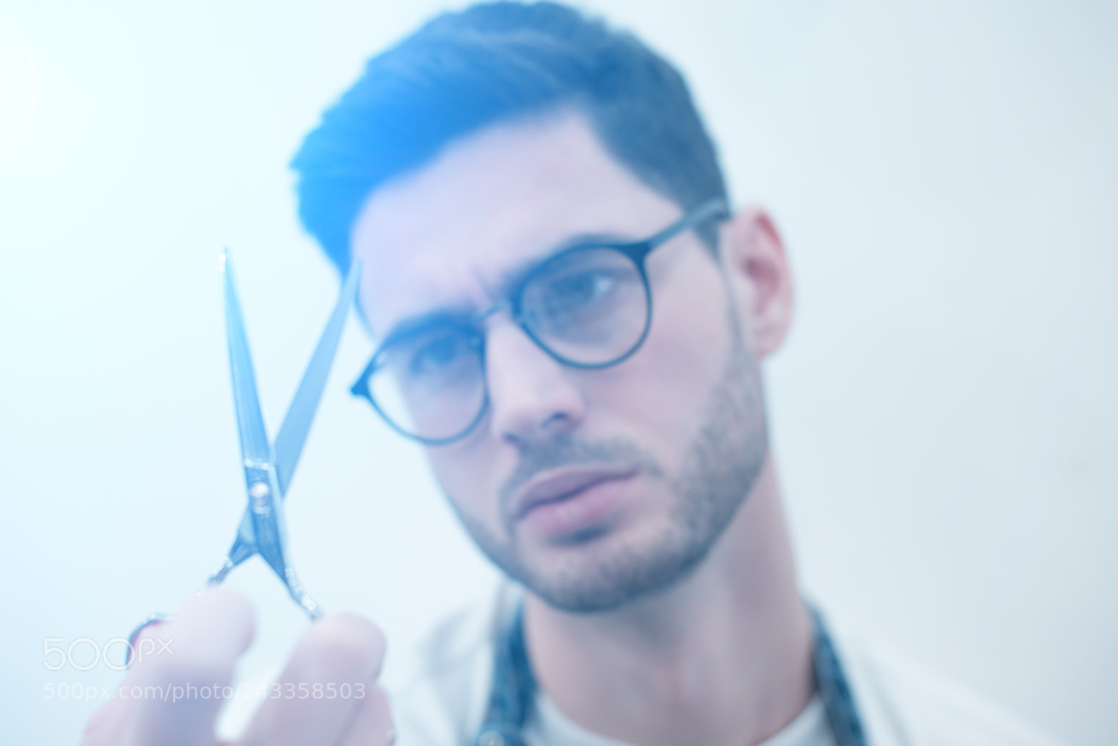 Nikon D600 sample photo. Barber keeps the scissors photography
