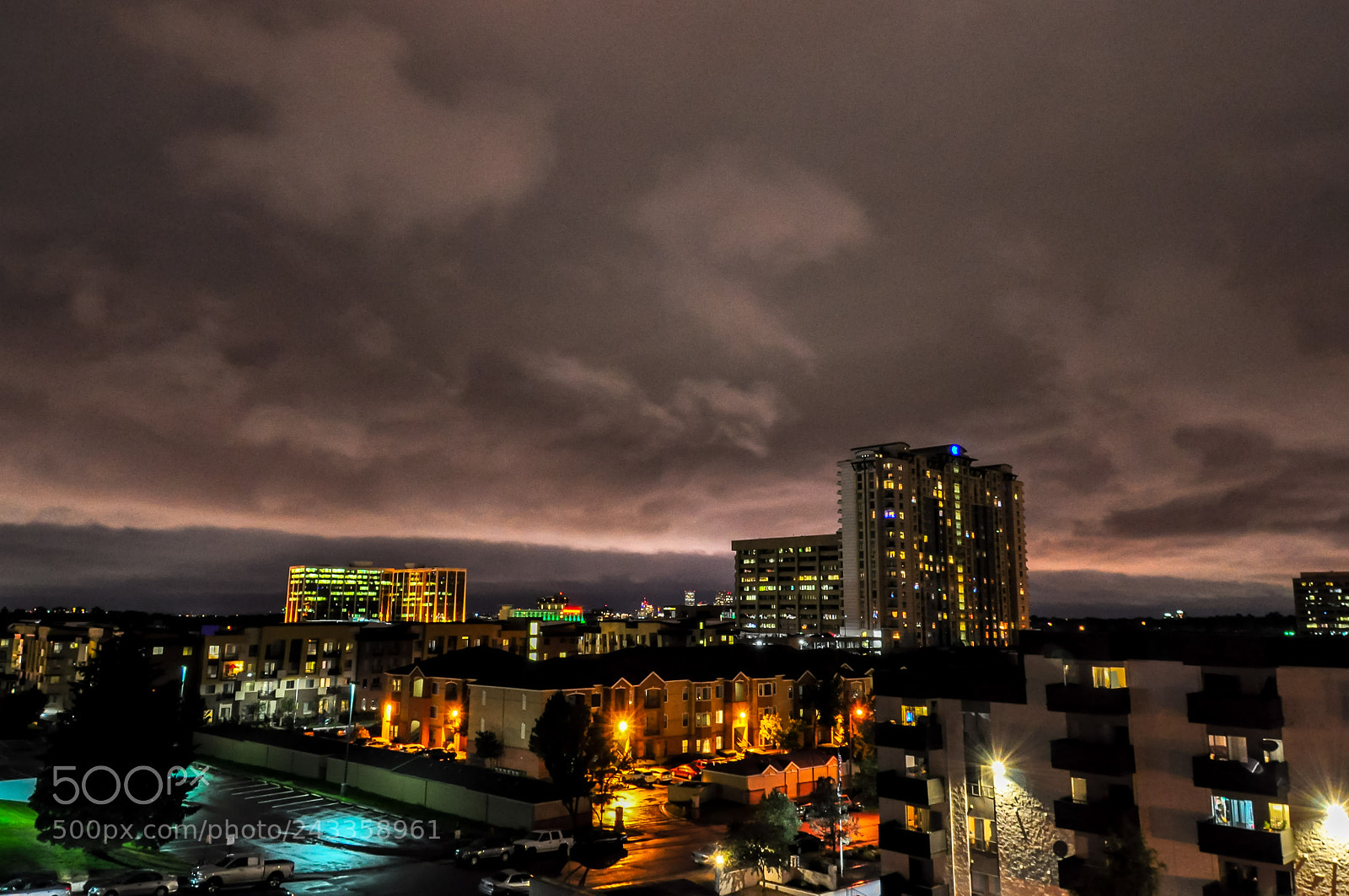 Nikon D5000 sample photo. A stormy night in photography